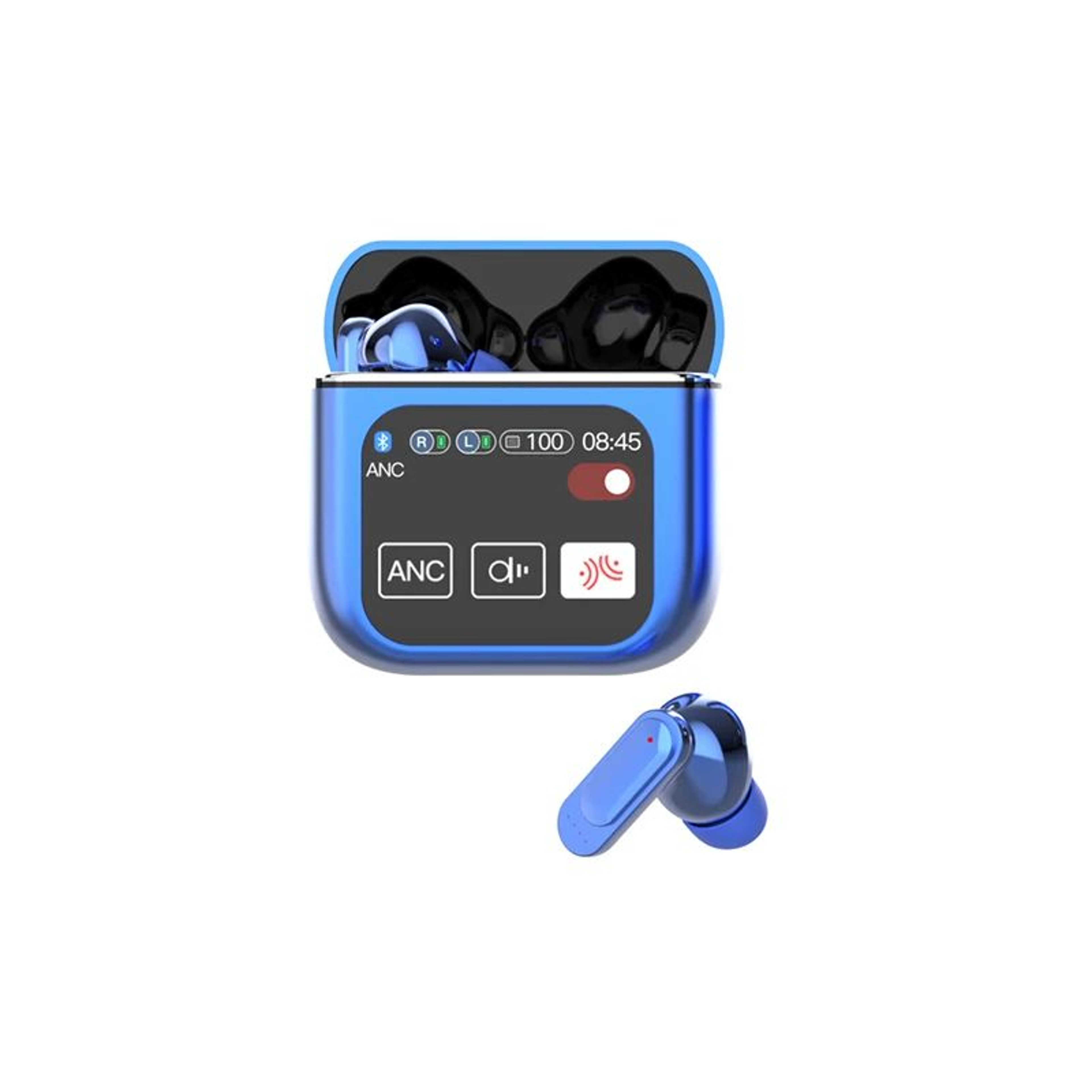 Smart Touch ANC Wireless Earbuds Bluetooth Noise Cancelling Headphones 8