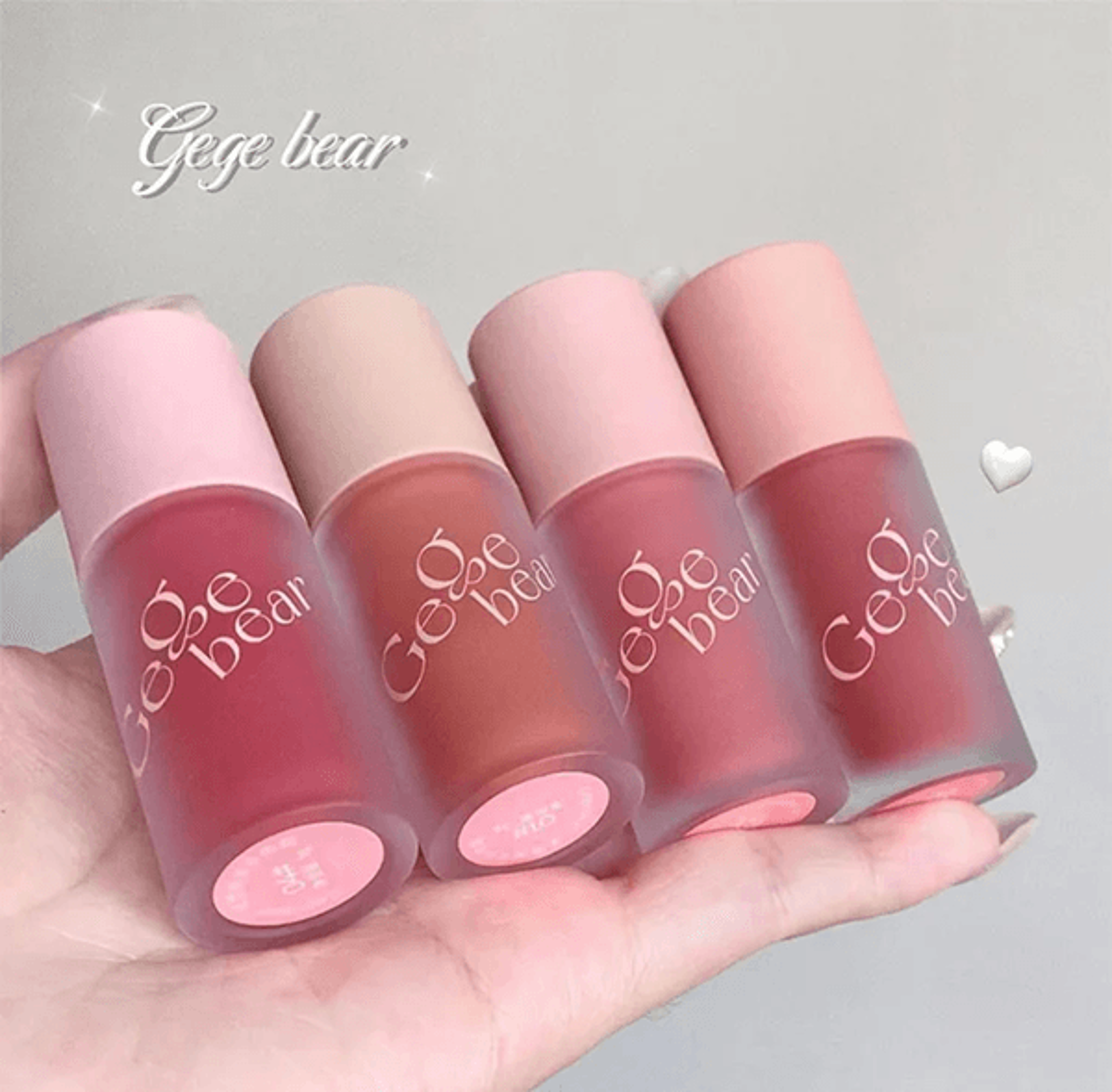 Gege Bear Multi Use Cream Blush And Velvet Matte Lip Glaze 0