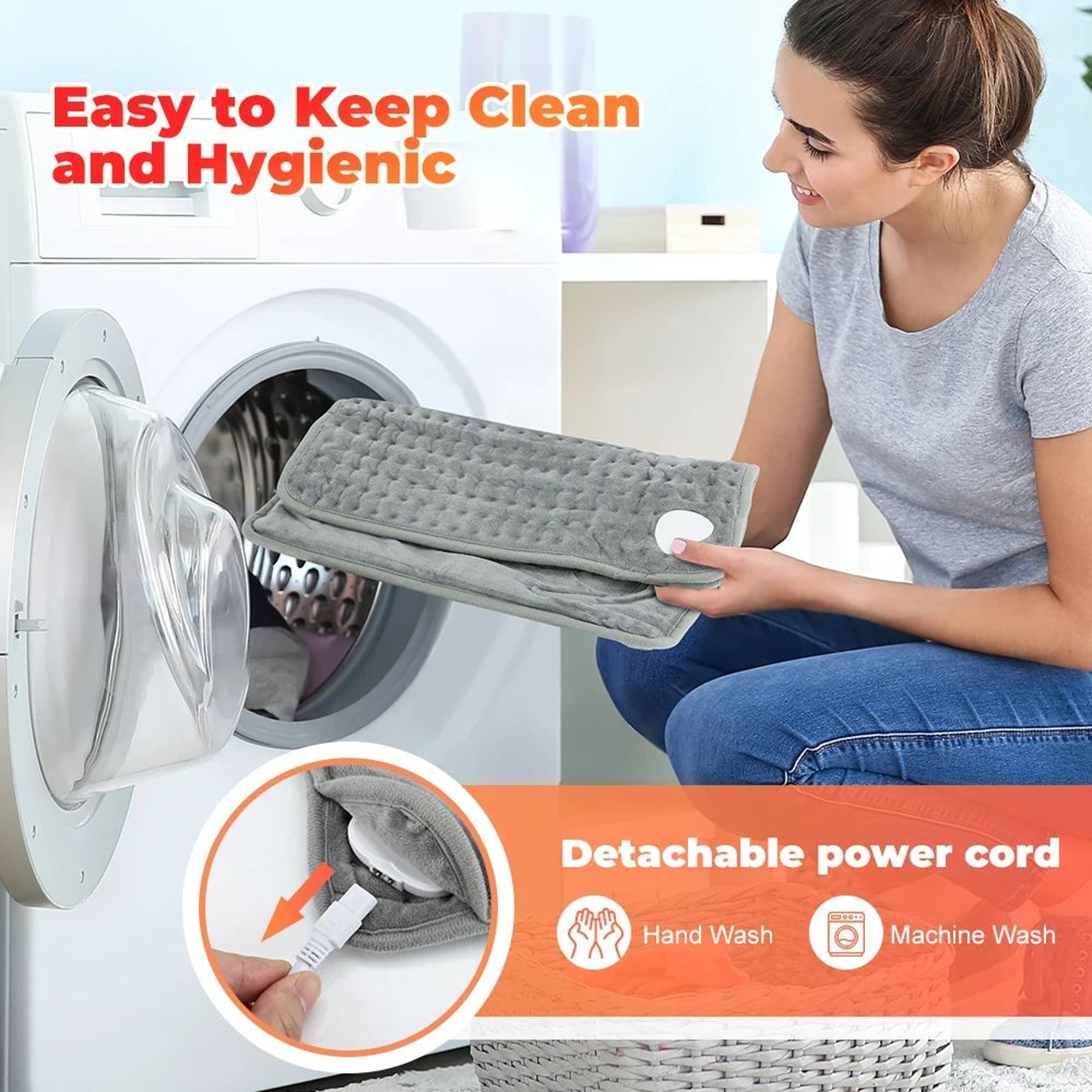 Electric Foot Heating Pad USB Heated Foot Warmer Mat 3