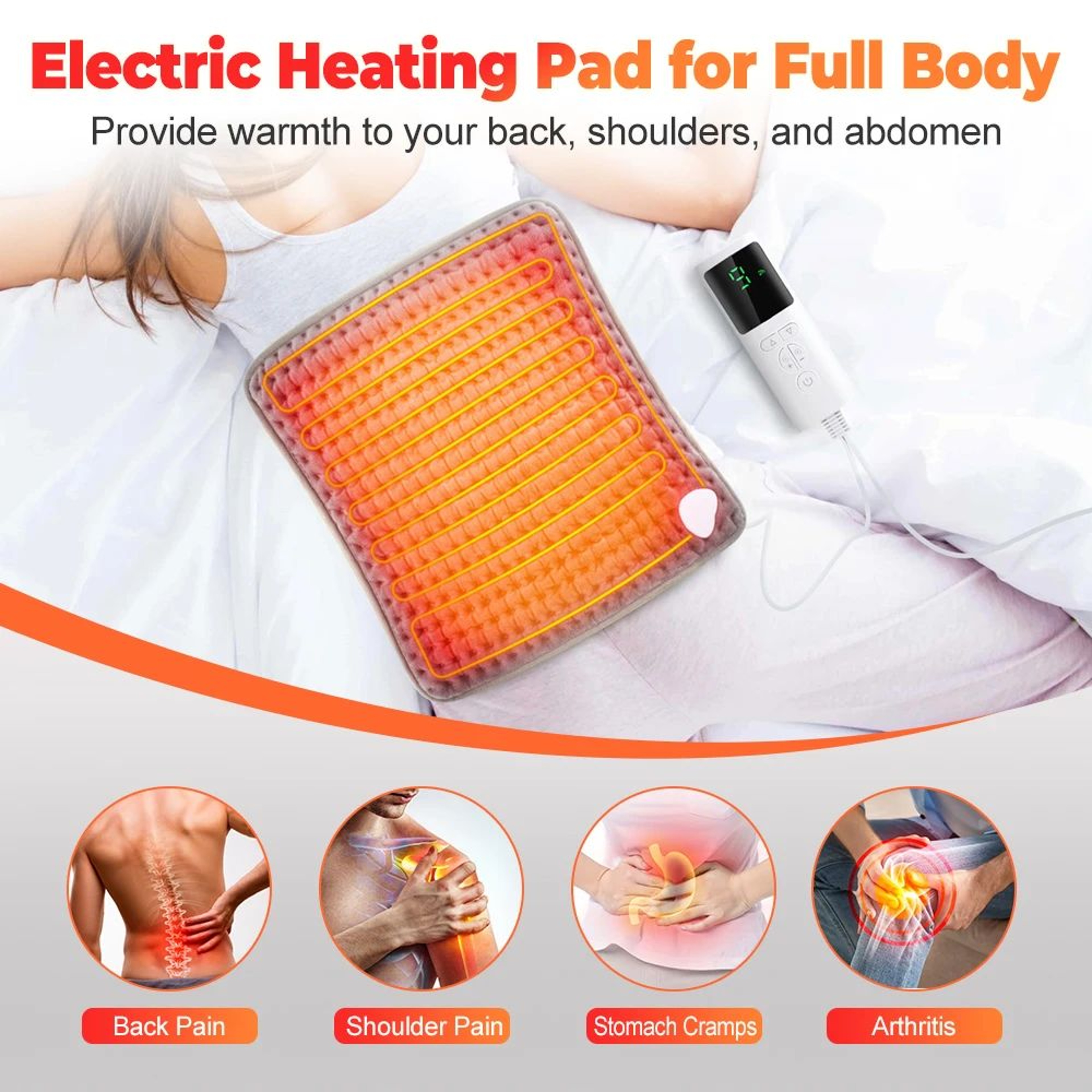 Electric Foot Heating Pad USB Heated Foot Warmer Mat 5