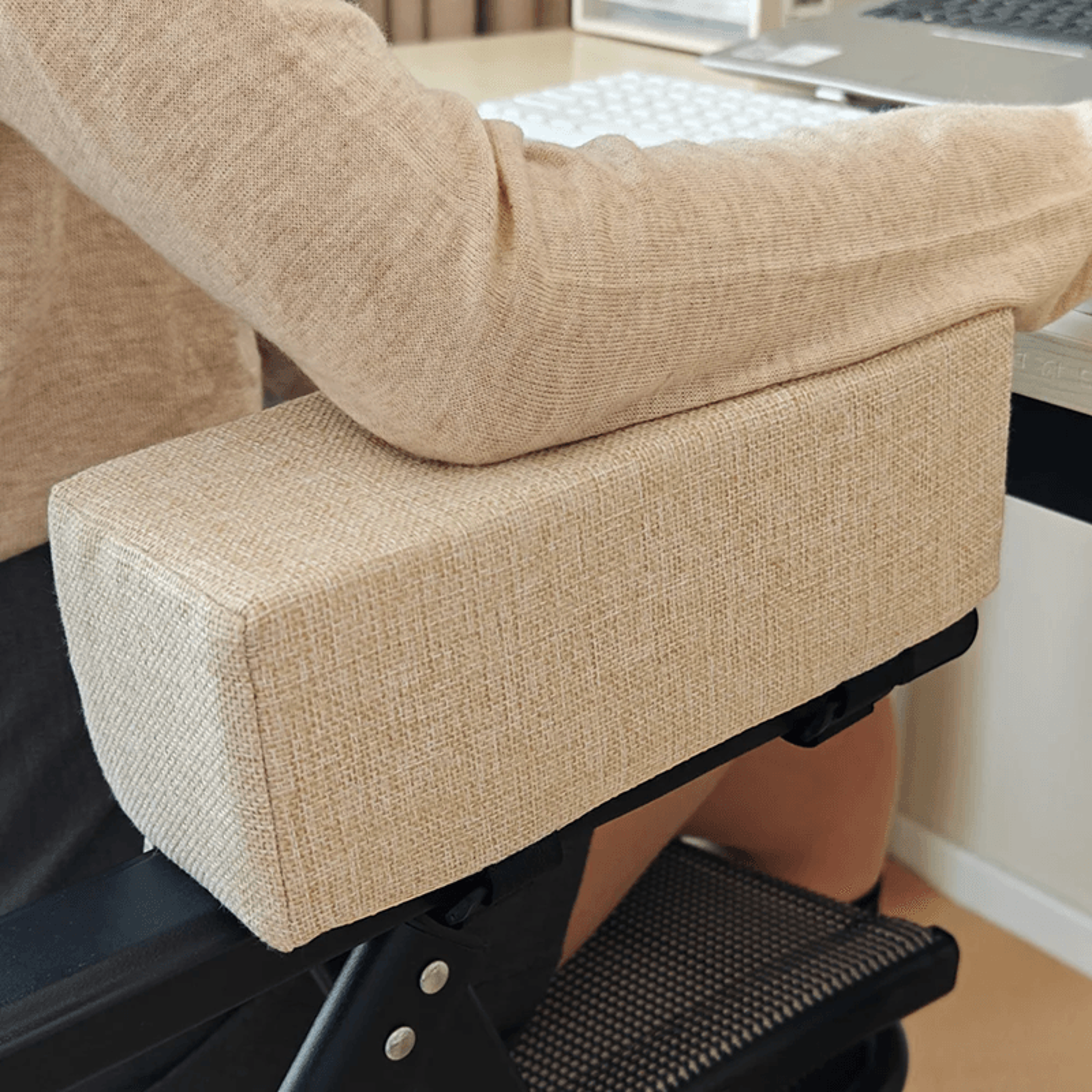 Memory Foam Office Chair Armrest Cushion Pads For Elbow Support 6