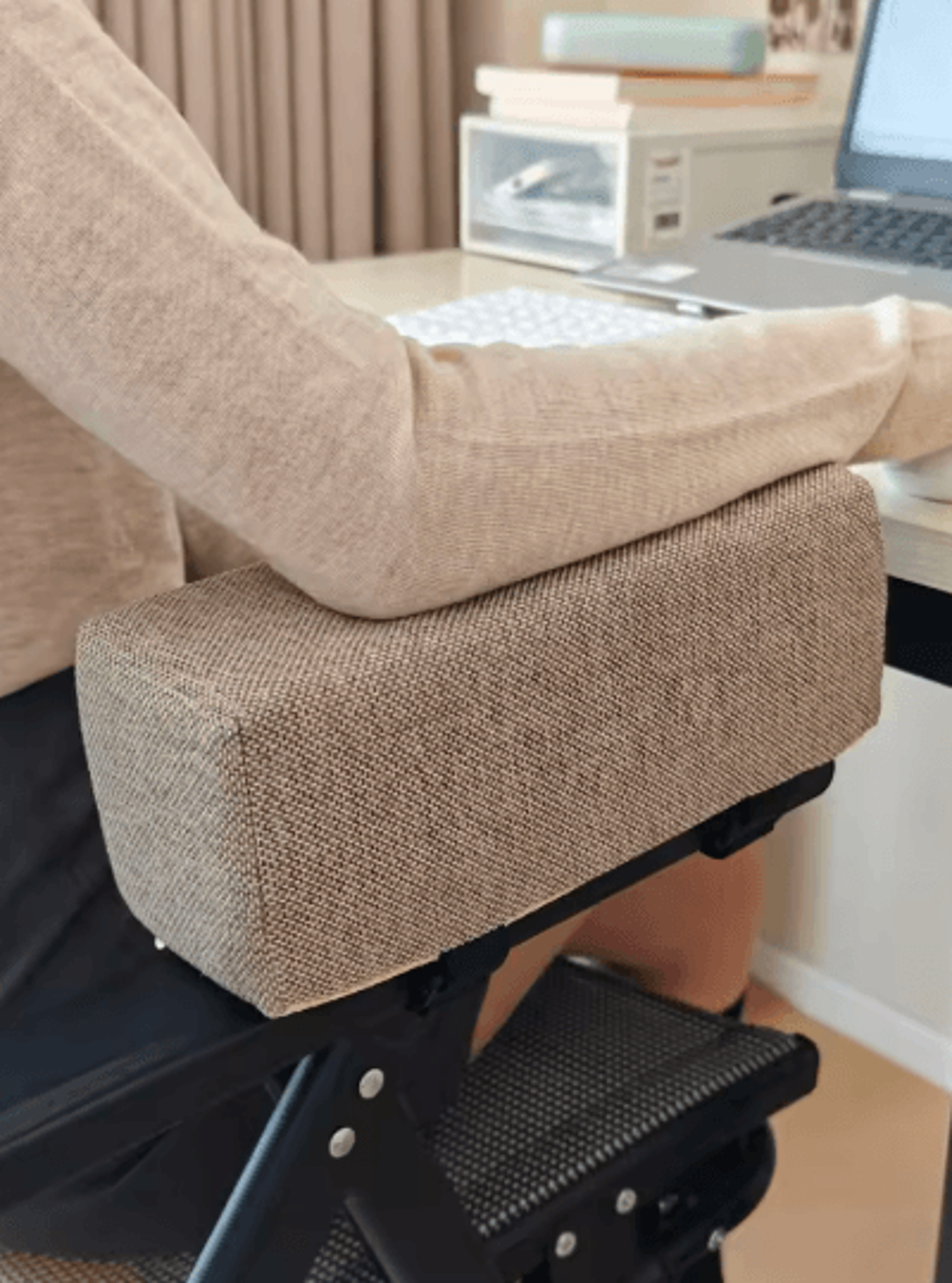 Memory Foam Office Chair Armrest Cushion Pads For Elbow Support 5