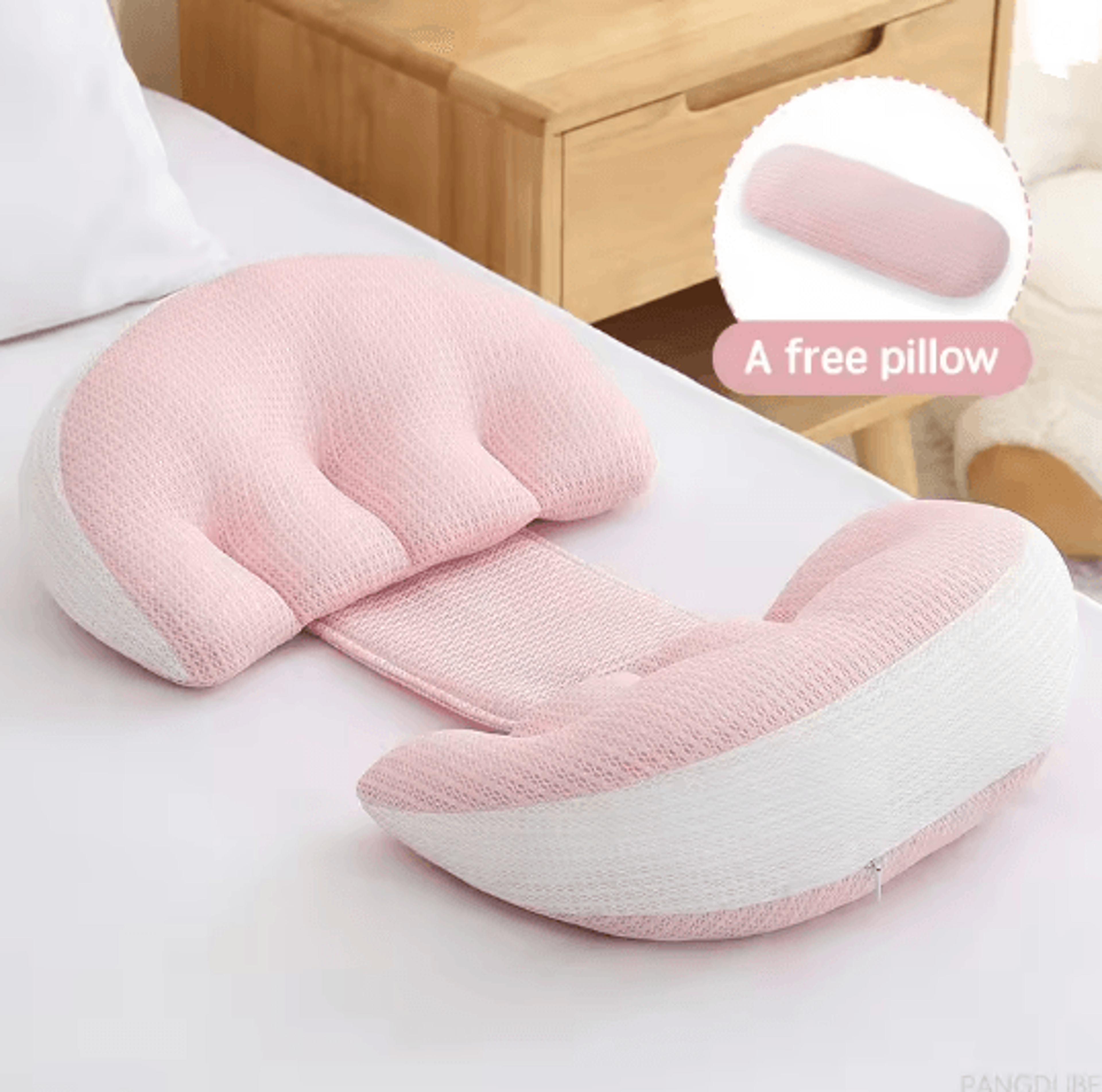 Ergonomic Pregnancy Body Pillow With Waist Support 3