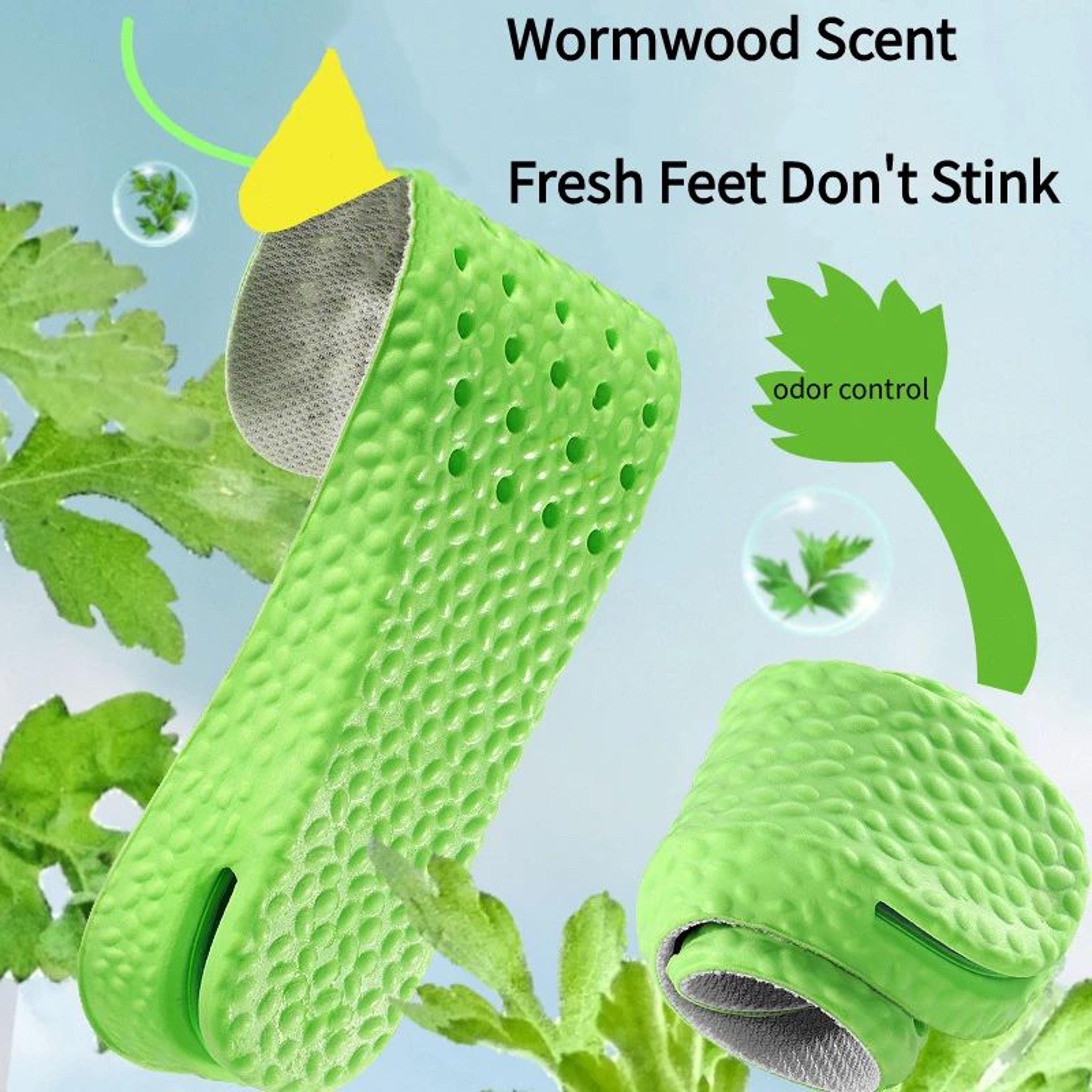 High Rise Air Cushion Height Increase Insoles Breathable Shock Absorbing Shoe Inserts 4