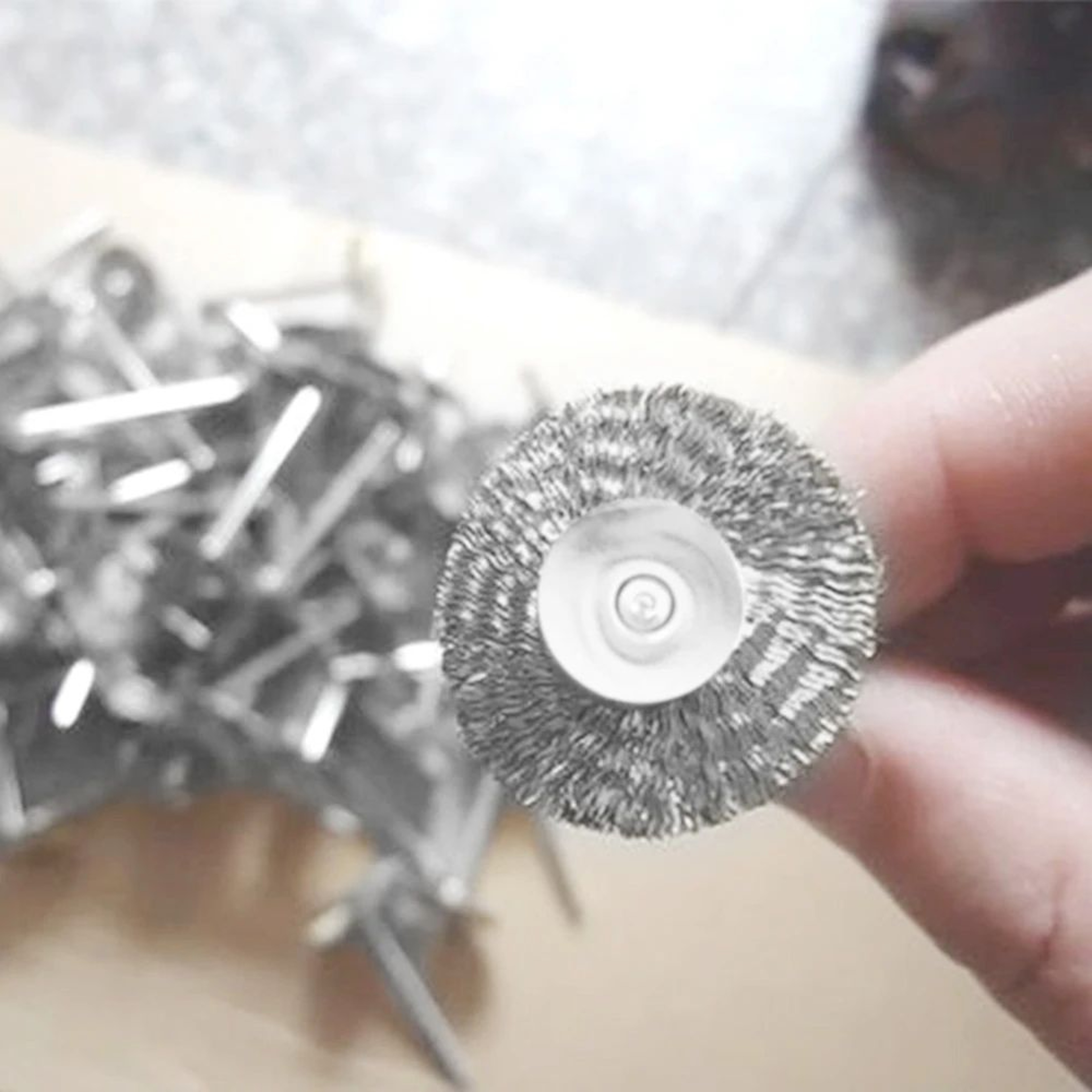60 Piece Rotary Tool Wire Brush Set Rust Removal And Polishing Kit 4