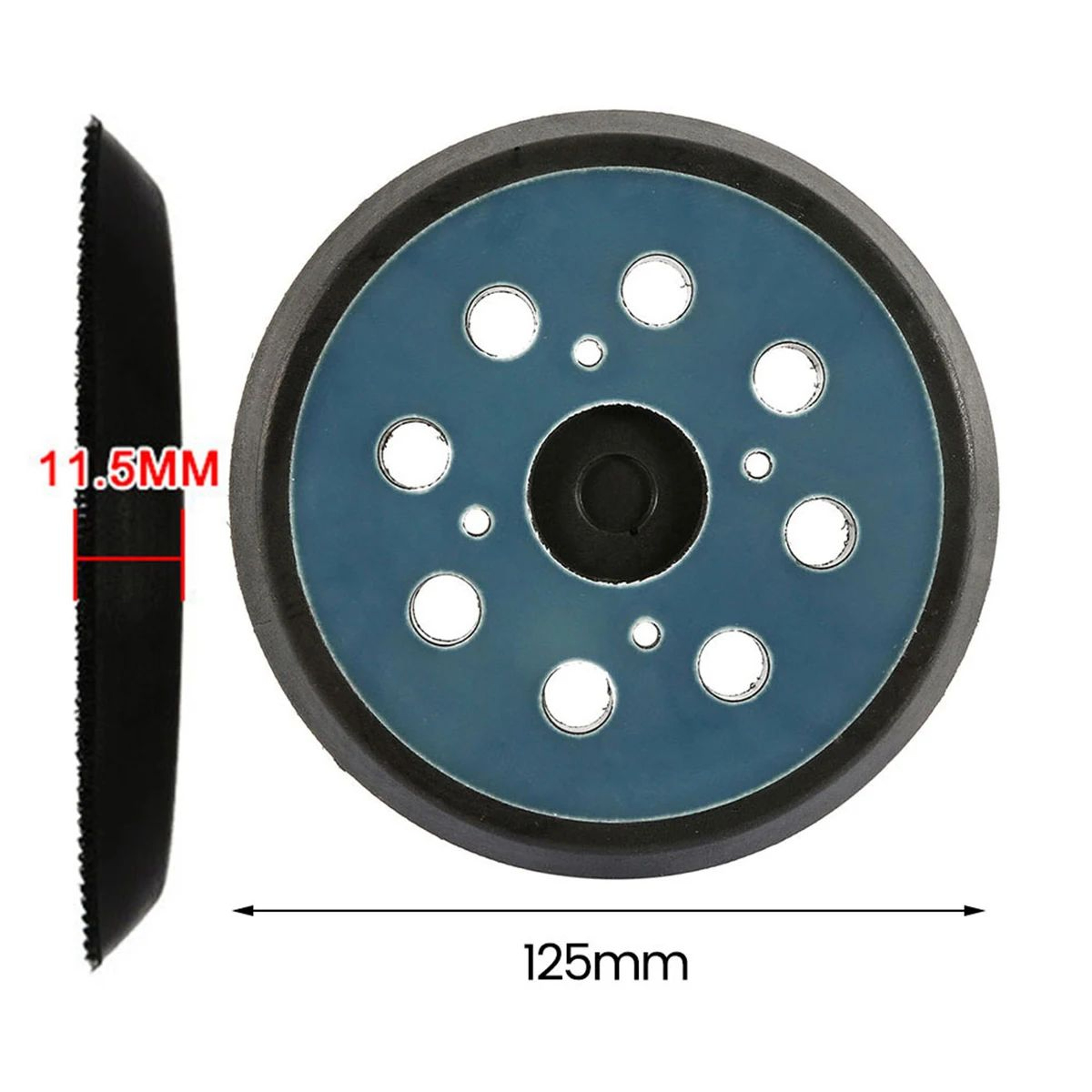 5 Inch Hook And Loop Sanding Backing Pad For Grinder And Polishing Tools 7