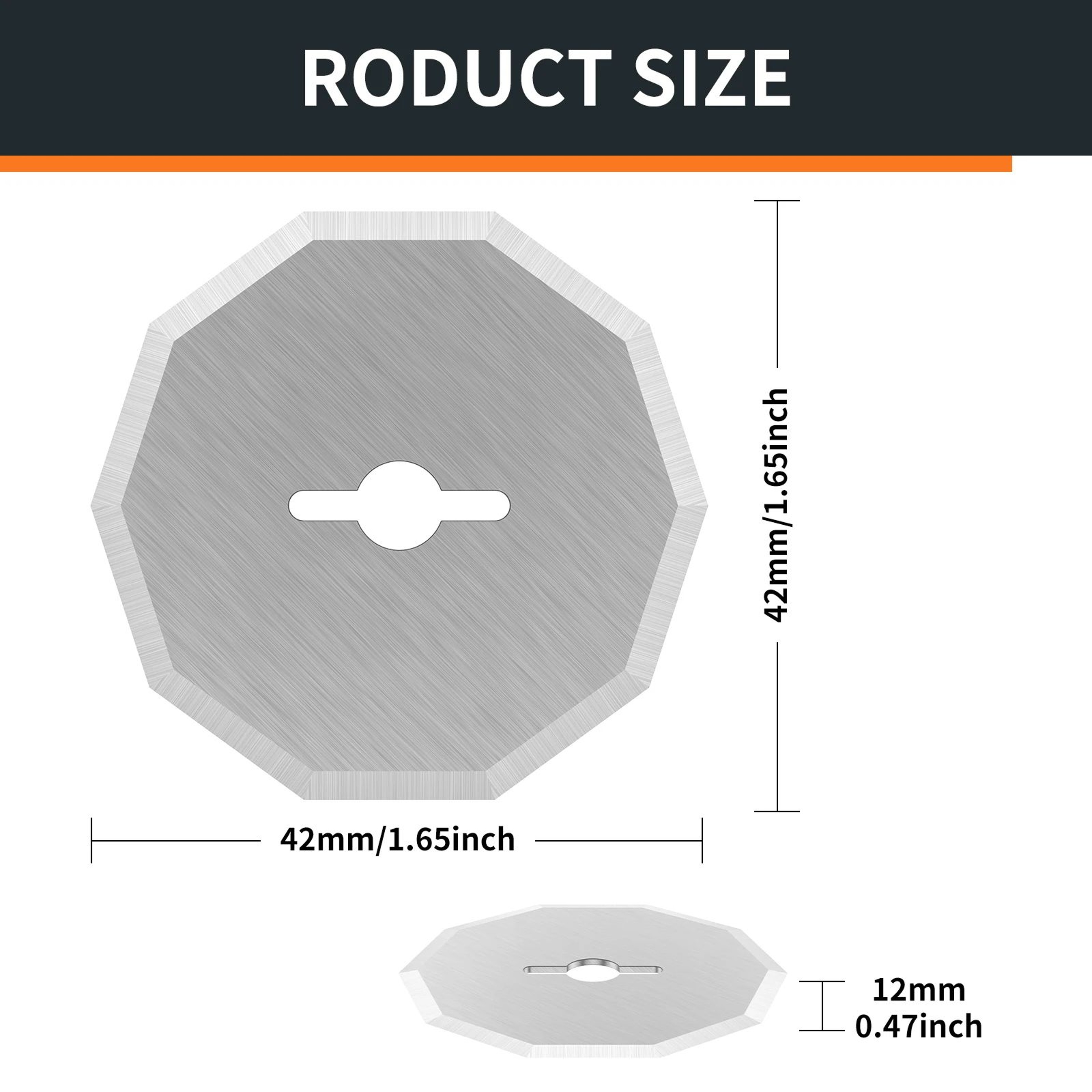 Rotary Blade Replacement For Electric Scissors Tungsten Steel Cutting Discs Set 5