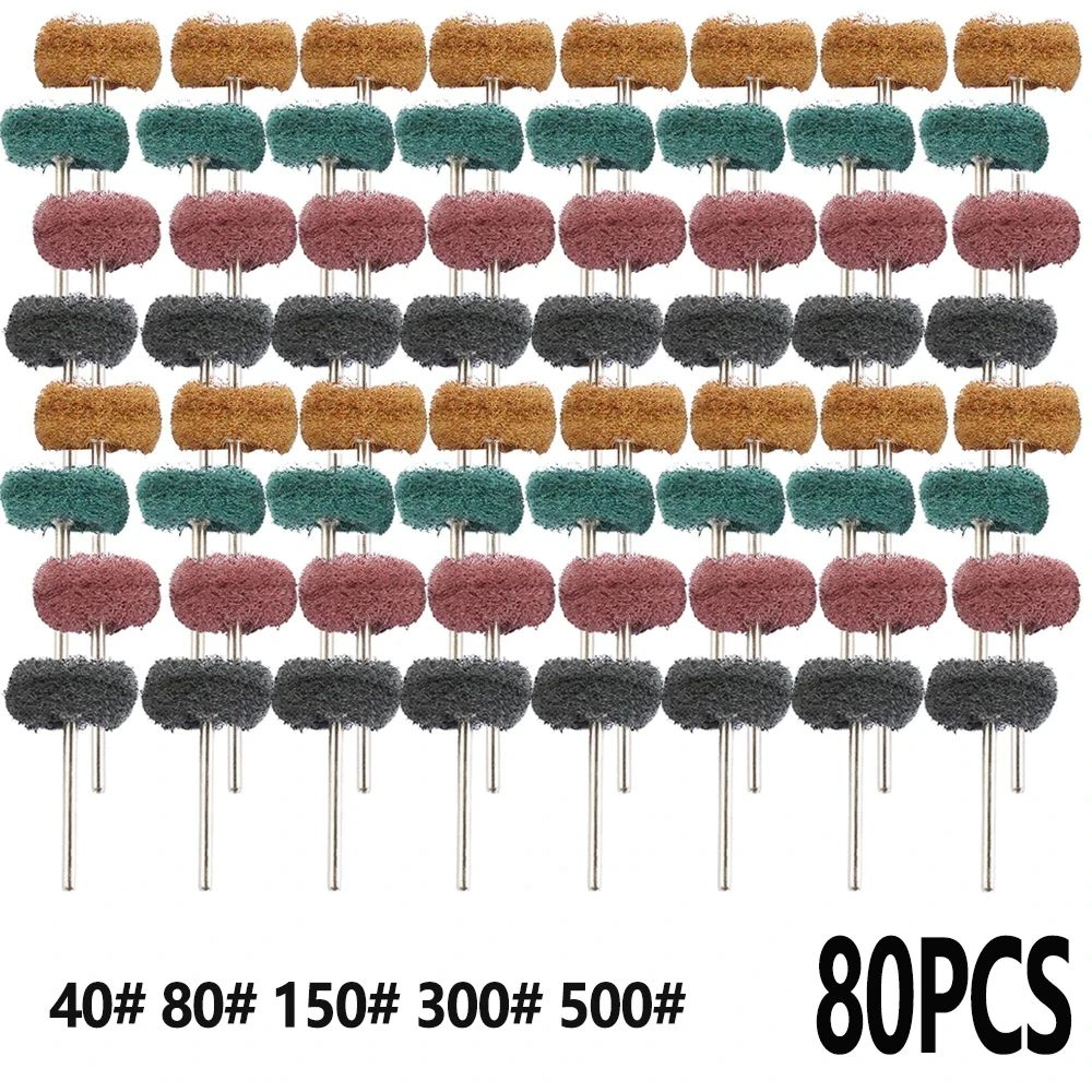 Abrasive Nylon Brush Set For Drill Cleaning Polishing And Surface Finishing 7