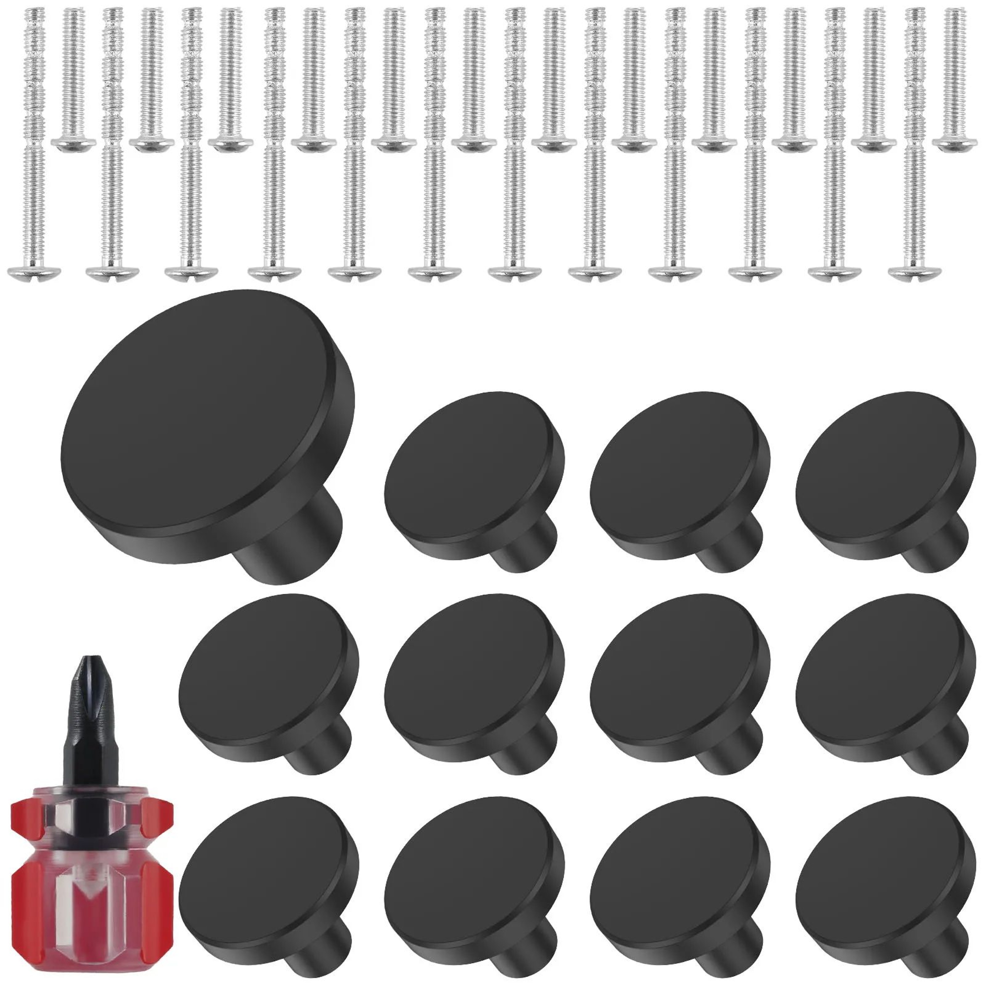 Modern Aluminum Cabinet Knobs Set Drawer Pull Handles For Kitchen Furniture Upgrade 7
