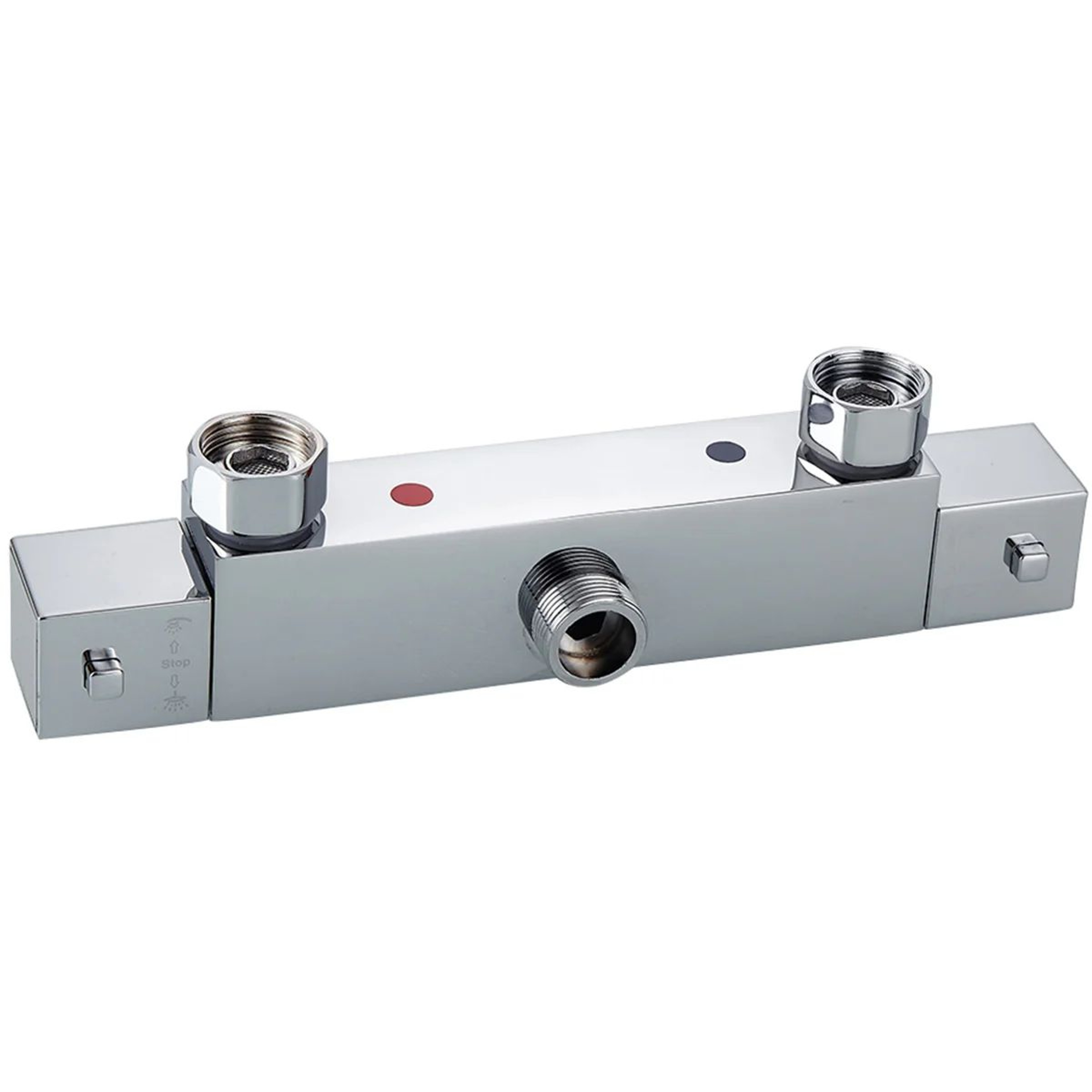 Thermostatic Shower Mixer Valve Wall Mounted Stainless Steel Faucet 6