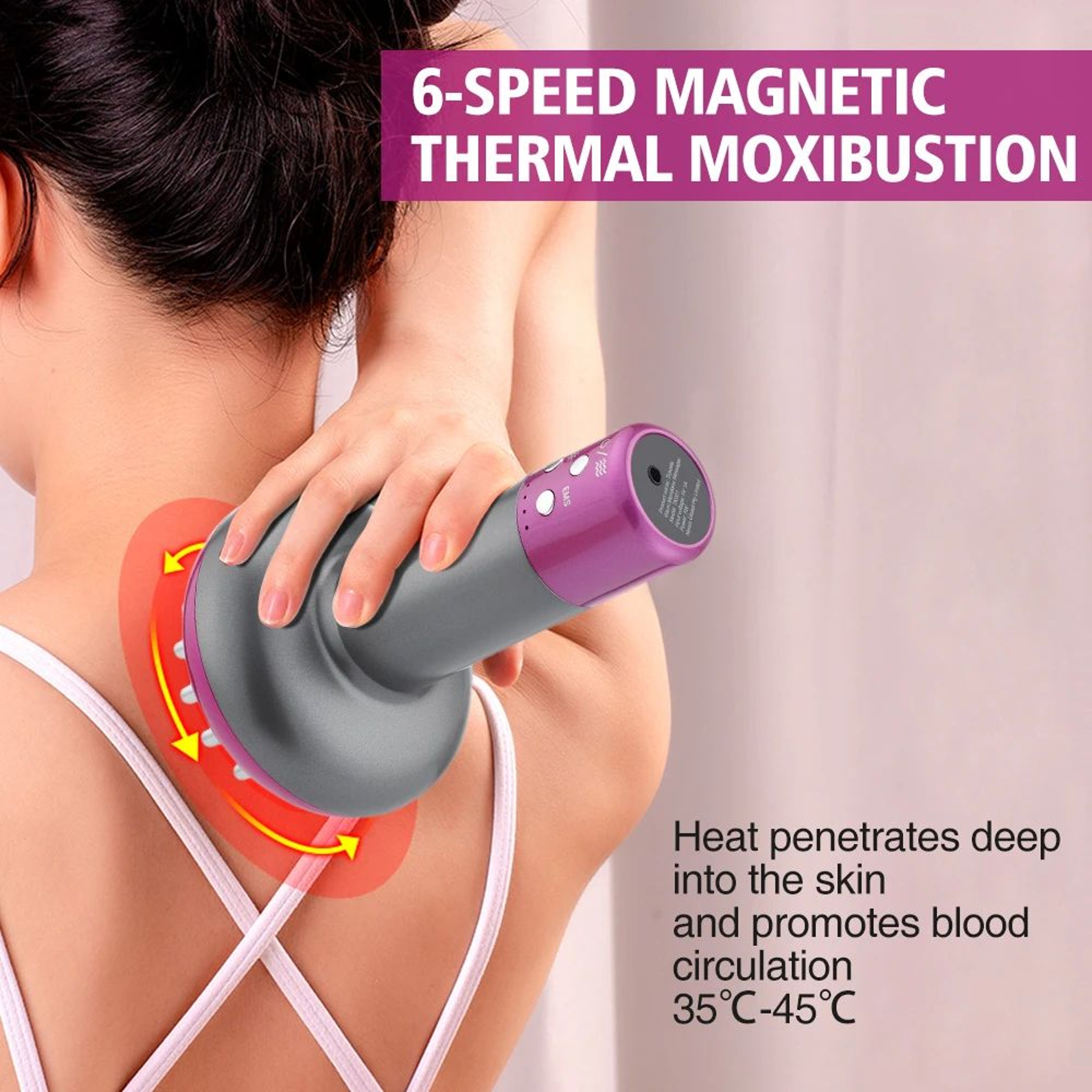 Electric Gua Sha Massager With Heat Microcurrent Body Sculpting Tool 0