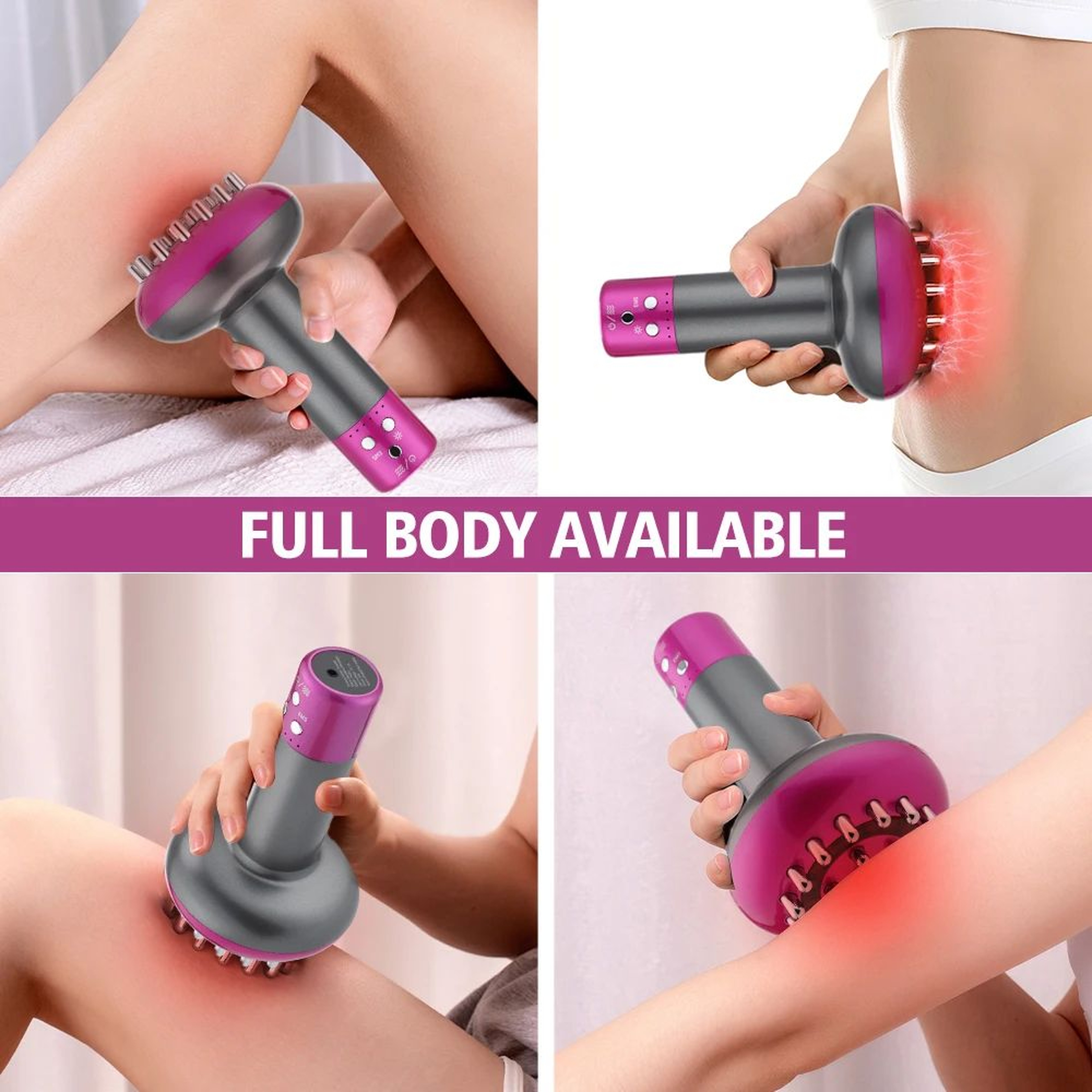Electric Gua Sha Massager With Heat Microcurrent Body Sculpting Tool 4