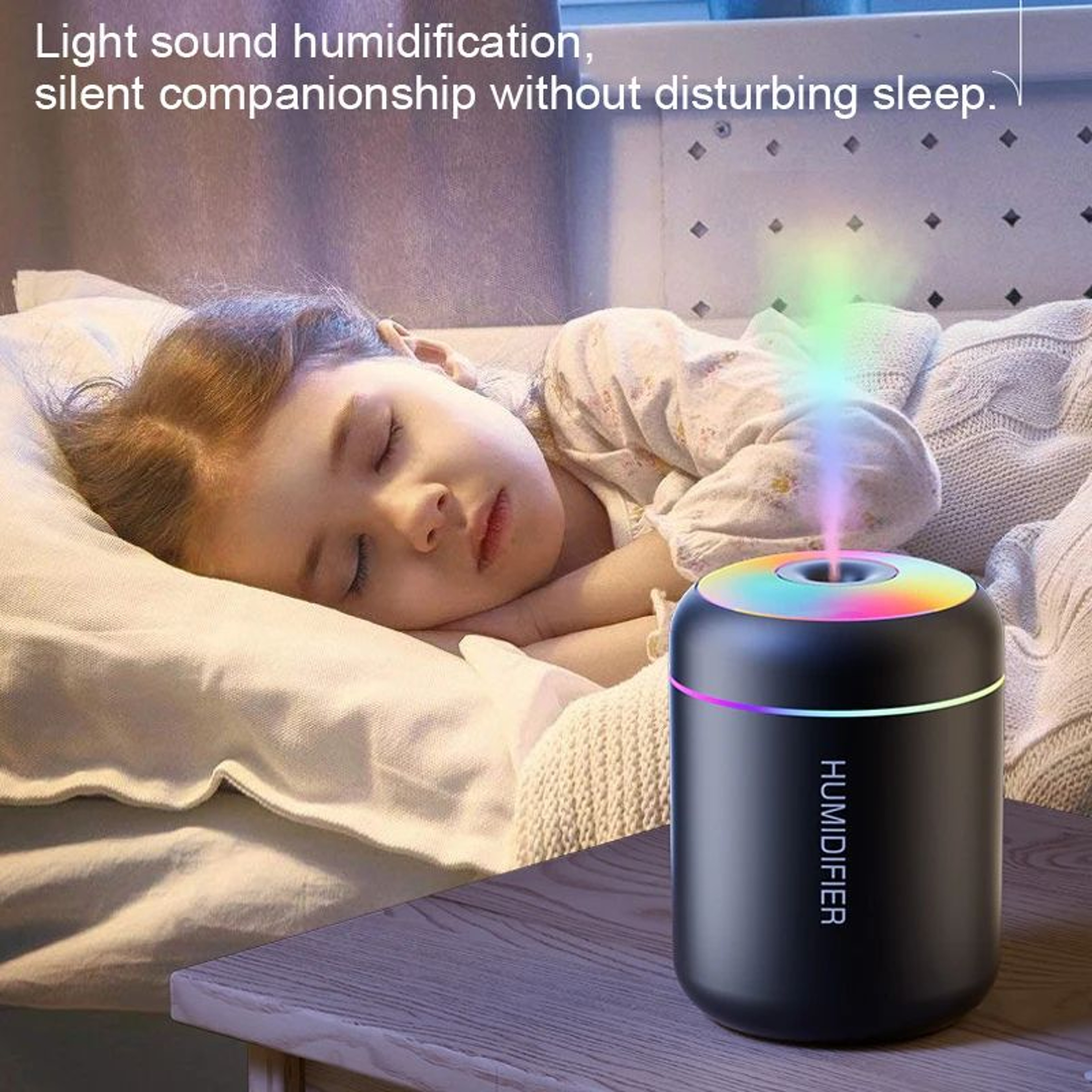 Mini Air Humidifier USB Aroma Diffuser Essential Oil Mist Maker With LED Light 4