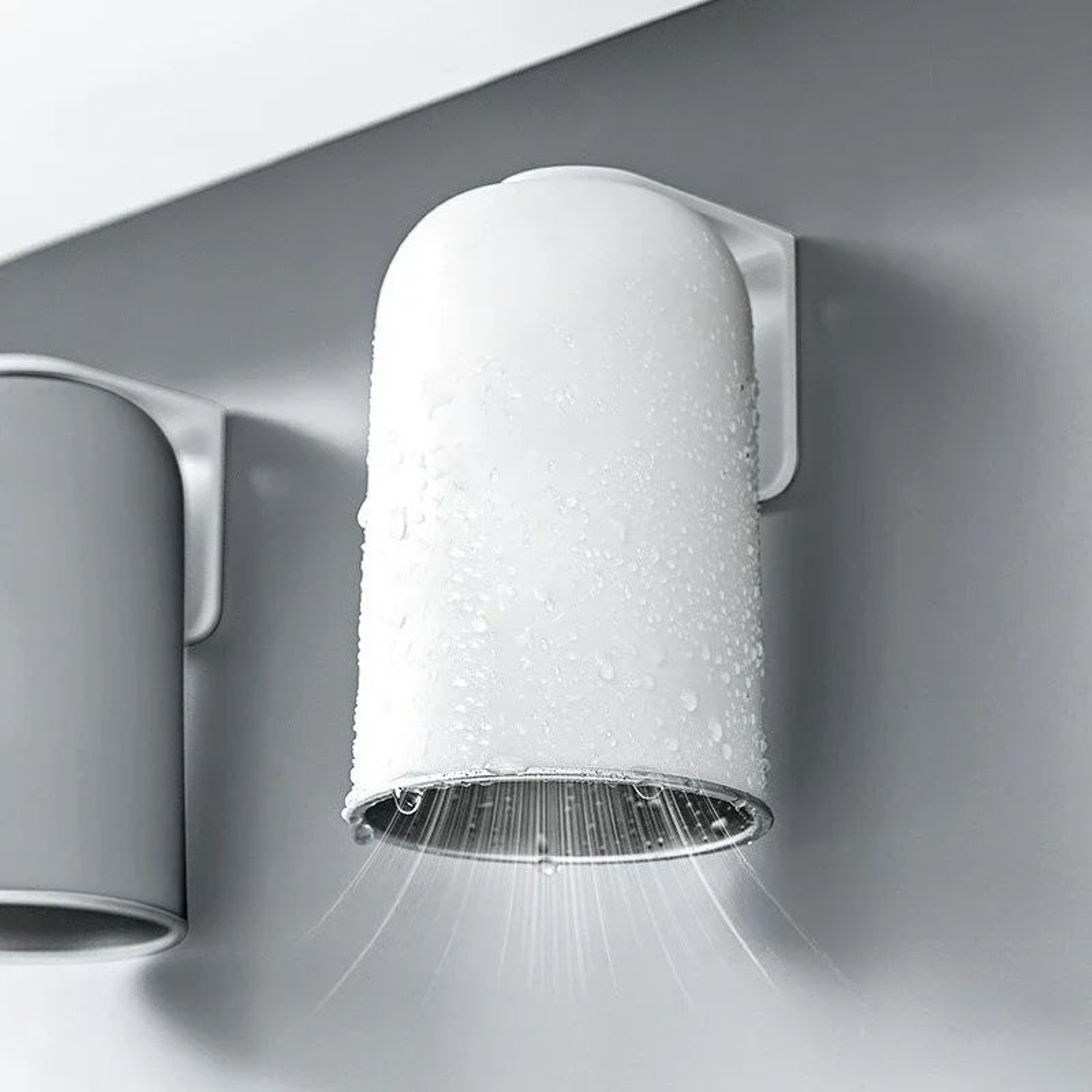 Magnetic Stainless Steel Toothbrush Cup Wall Mounted Bathroom Holder 0