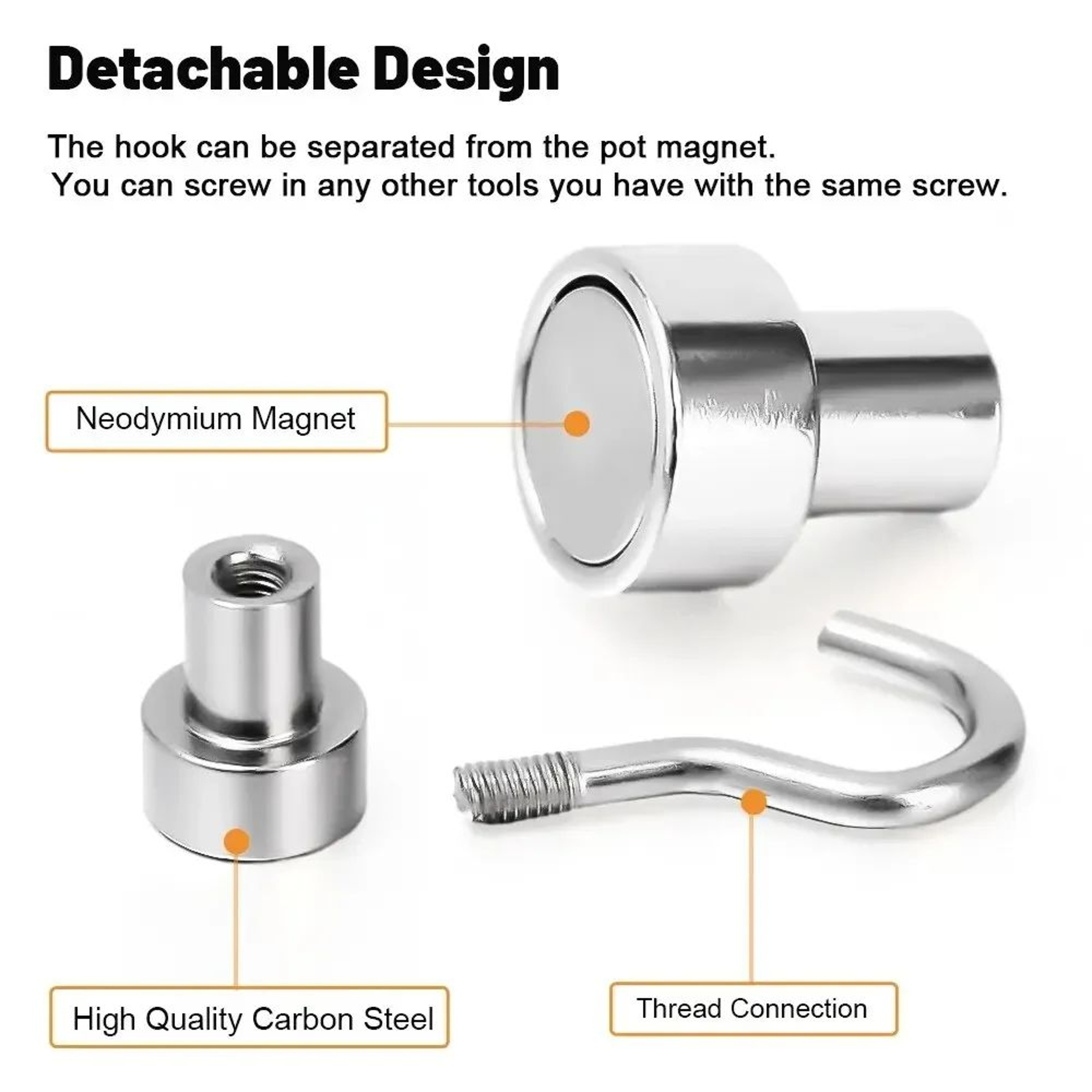 Heavy Duty Magnetic Hooks For Fridge And Home Organization 4