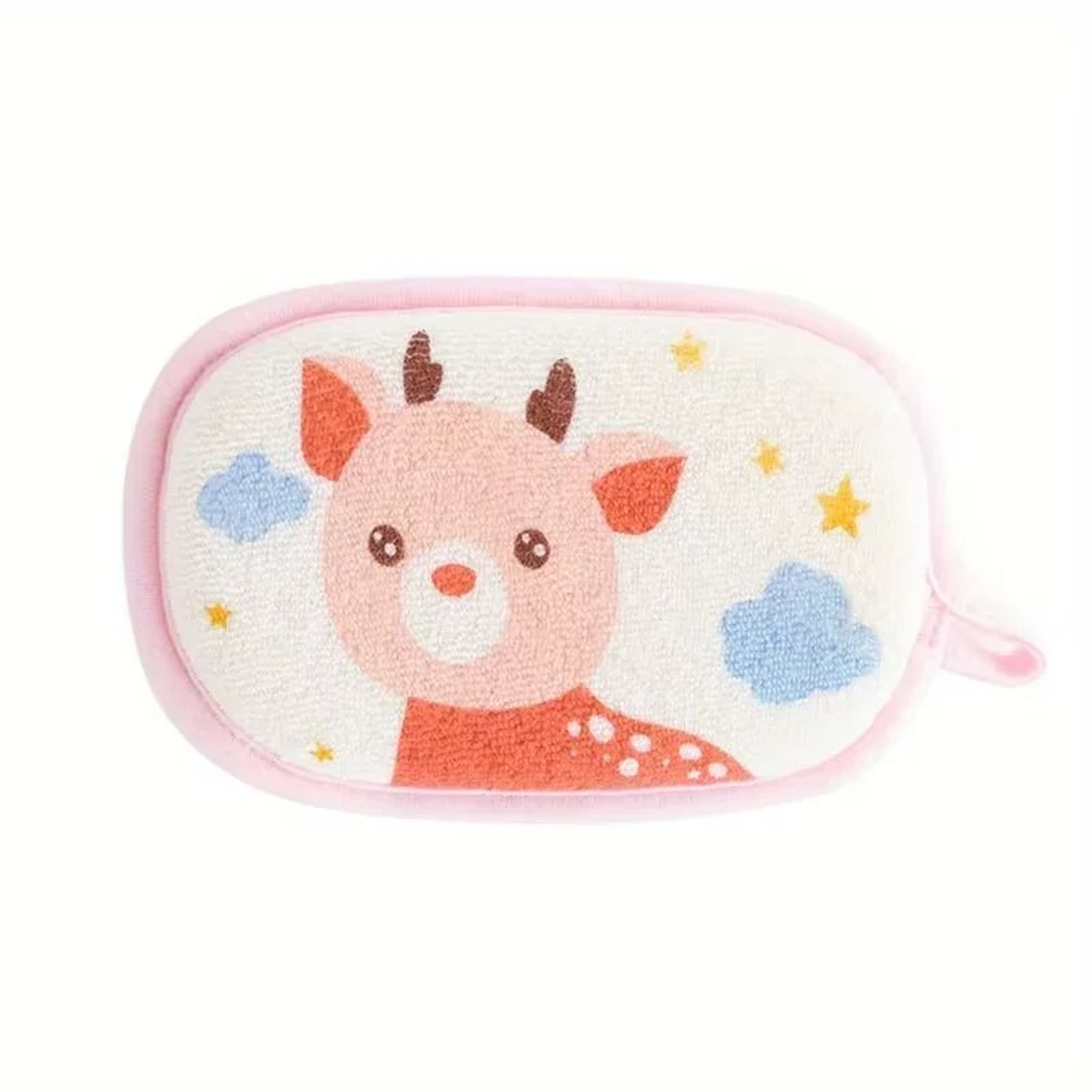 Cartoon Baby Bath Sponge Brush Soft Kids Bath Scrubber Gentle Cleaning 10