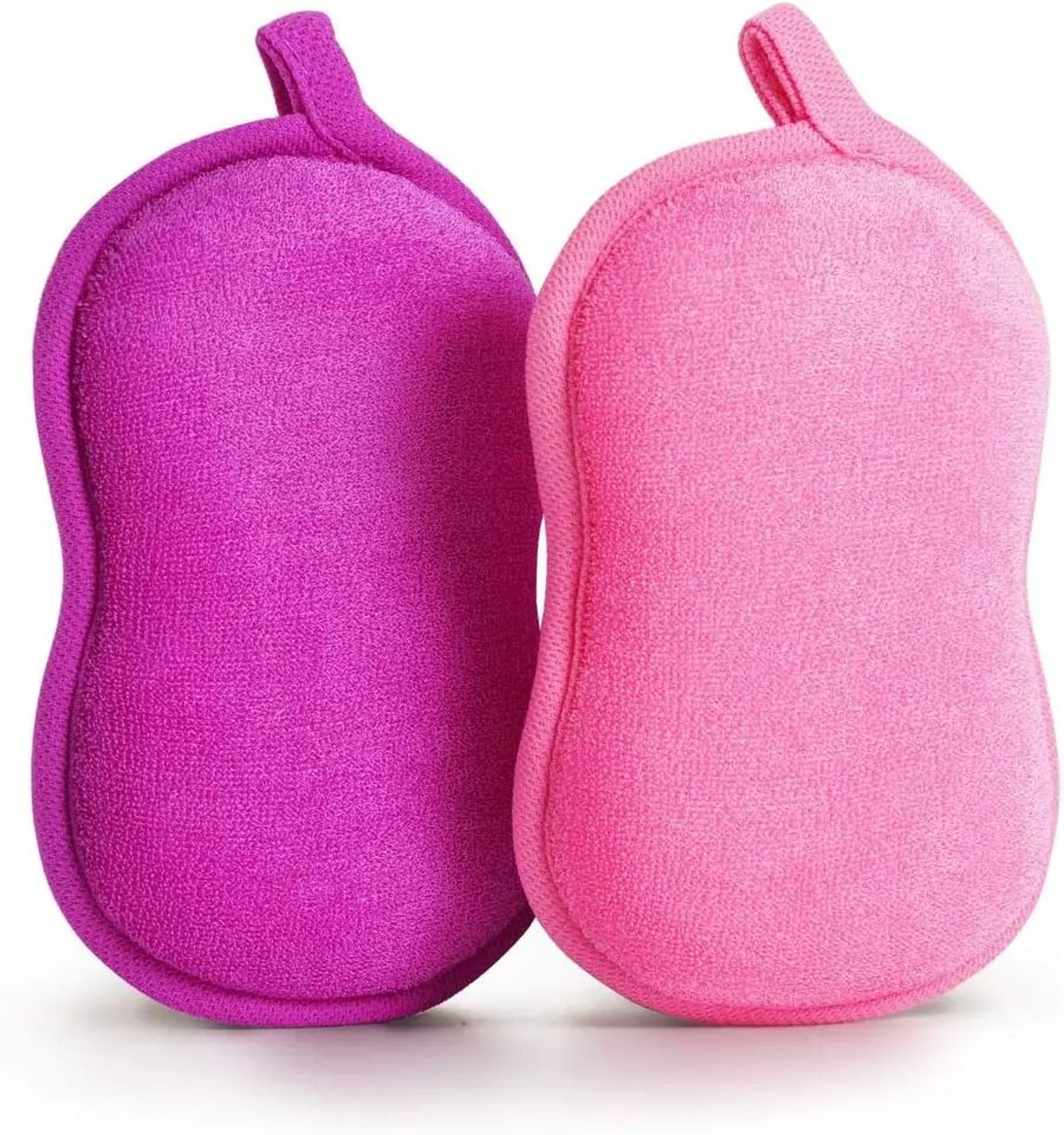 Natural Baby Bath Sponge Set Soft Infant Bath Sponge Gentle Kids Bath Sponge 7