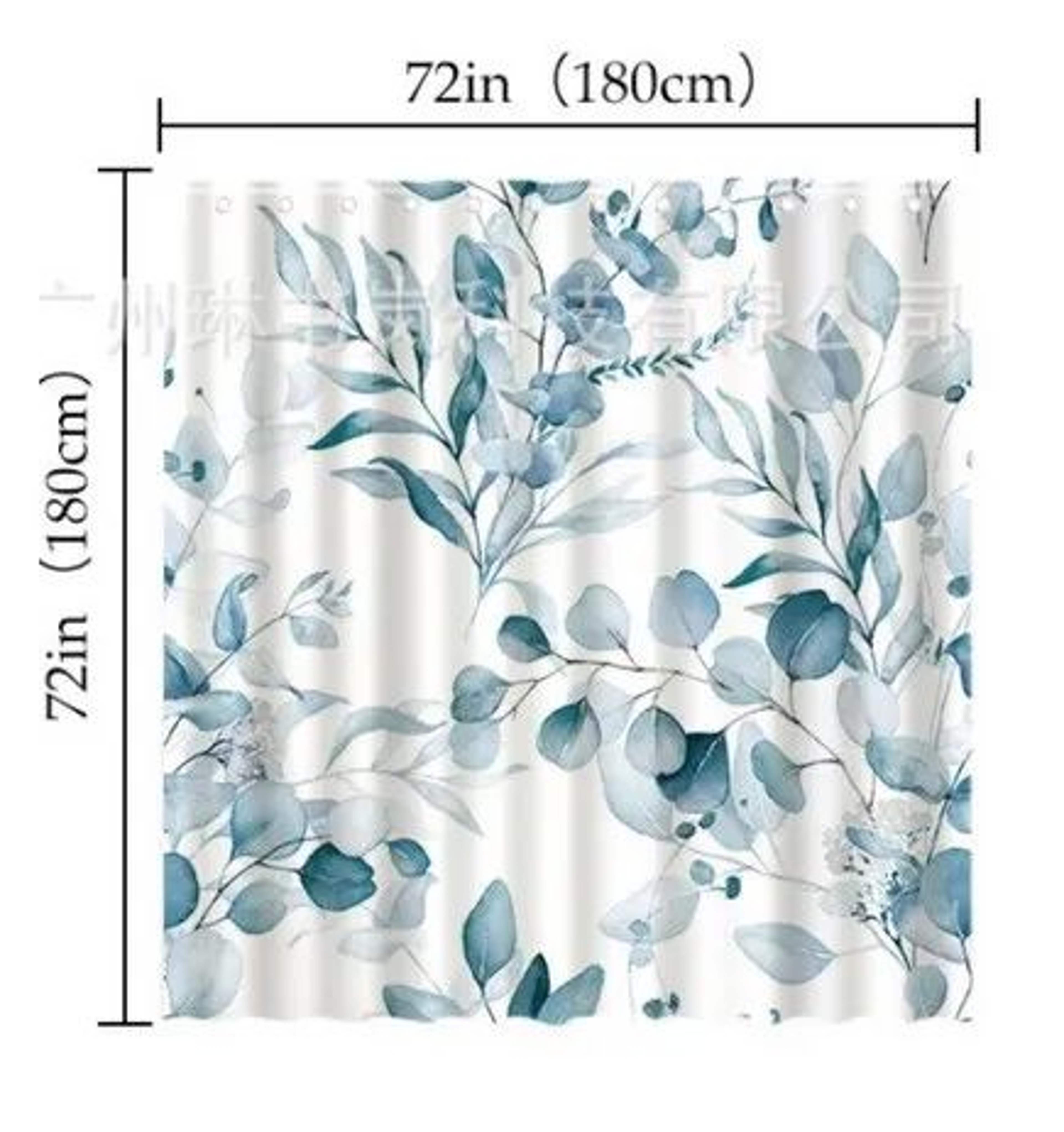 Double Layer Shower Curtain With Snap In Liner Waterproof Hookless Bathroom Curtain 6