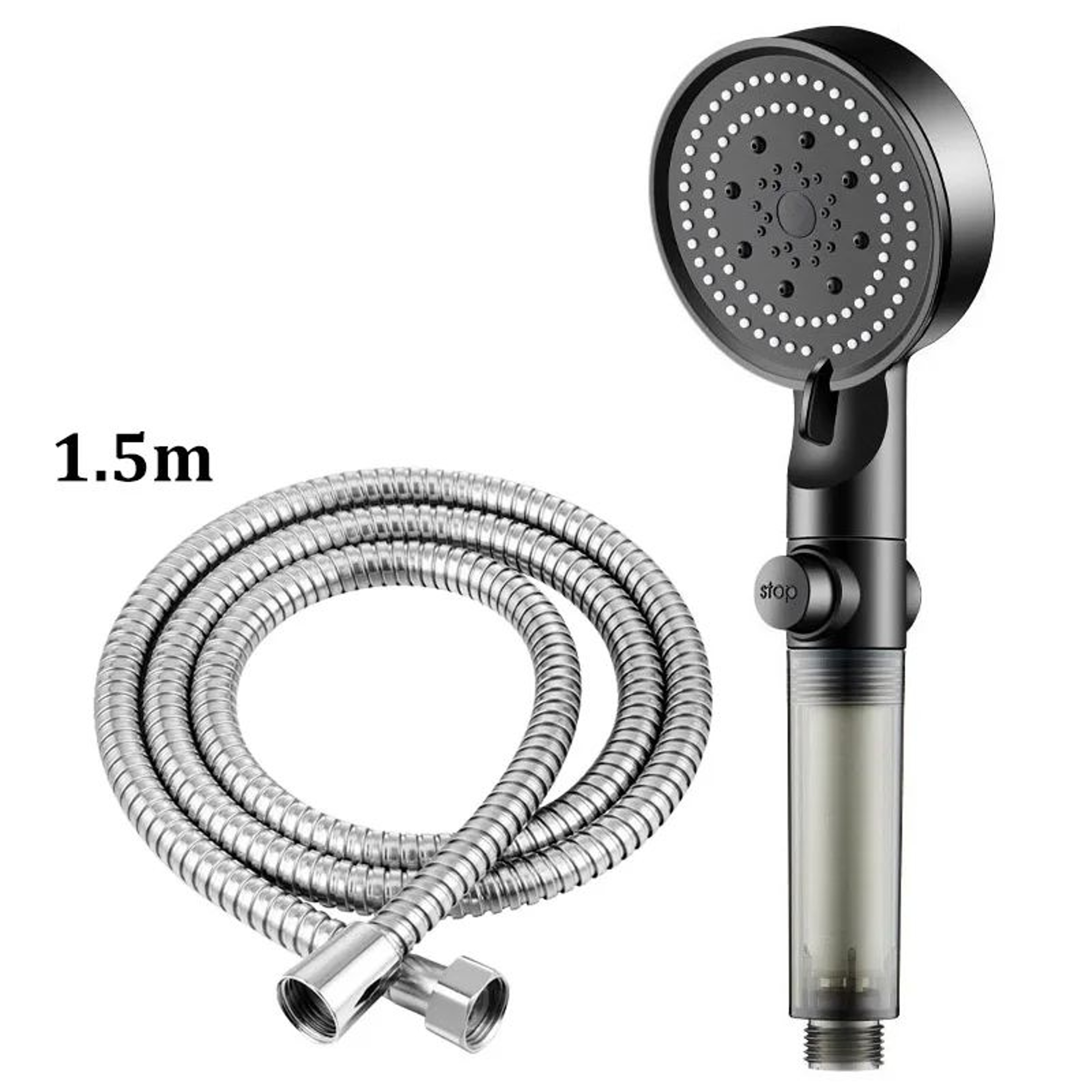 High Pressure Filter Shower Head 5 Mode Water Purifying Shower Set 7