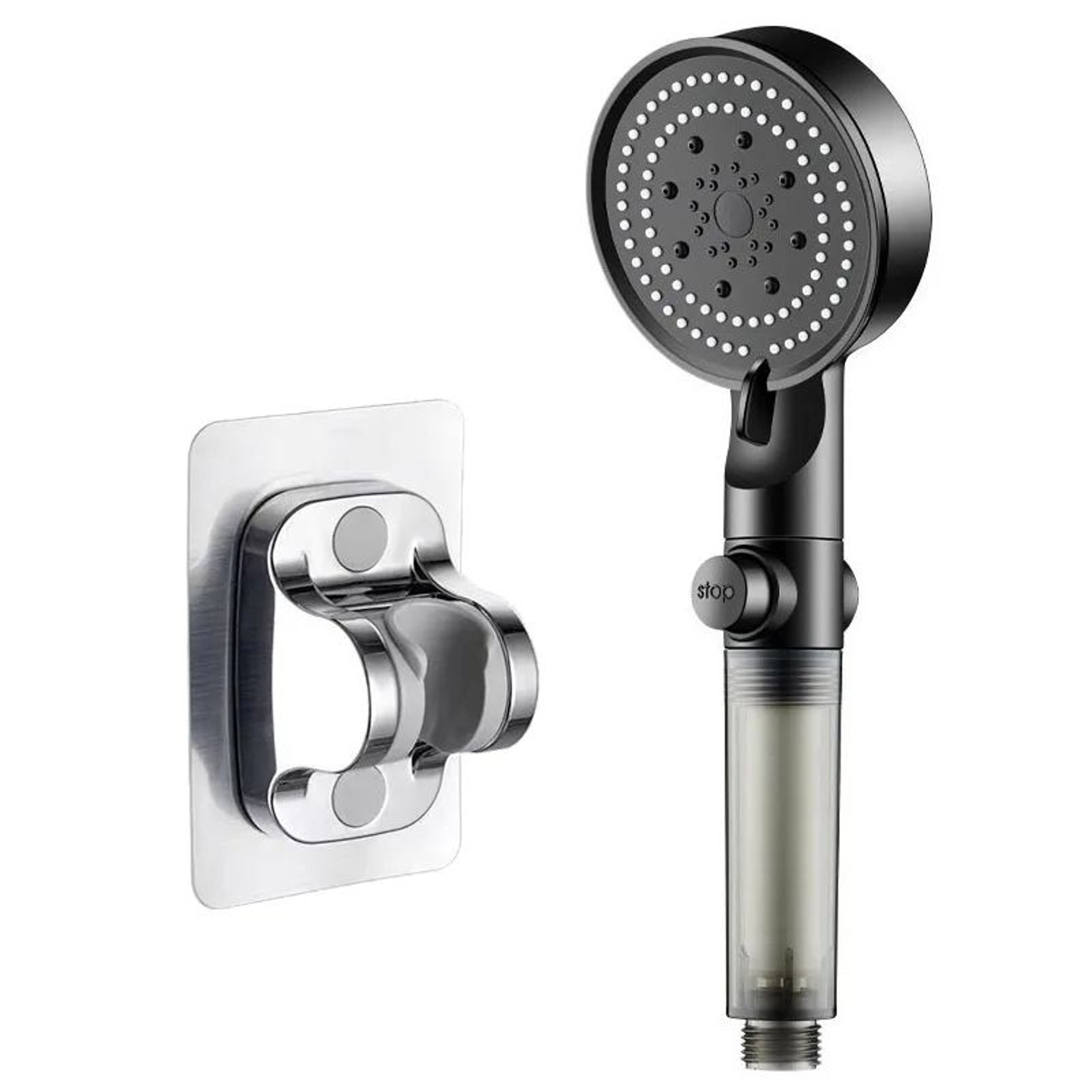 High Pressure Filter Shower Head 5 Mode Water Purifying Shower Set 8