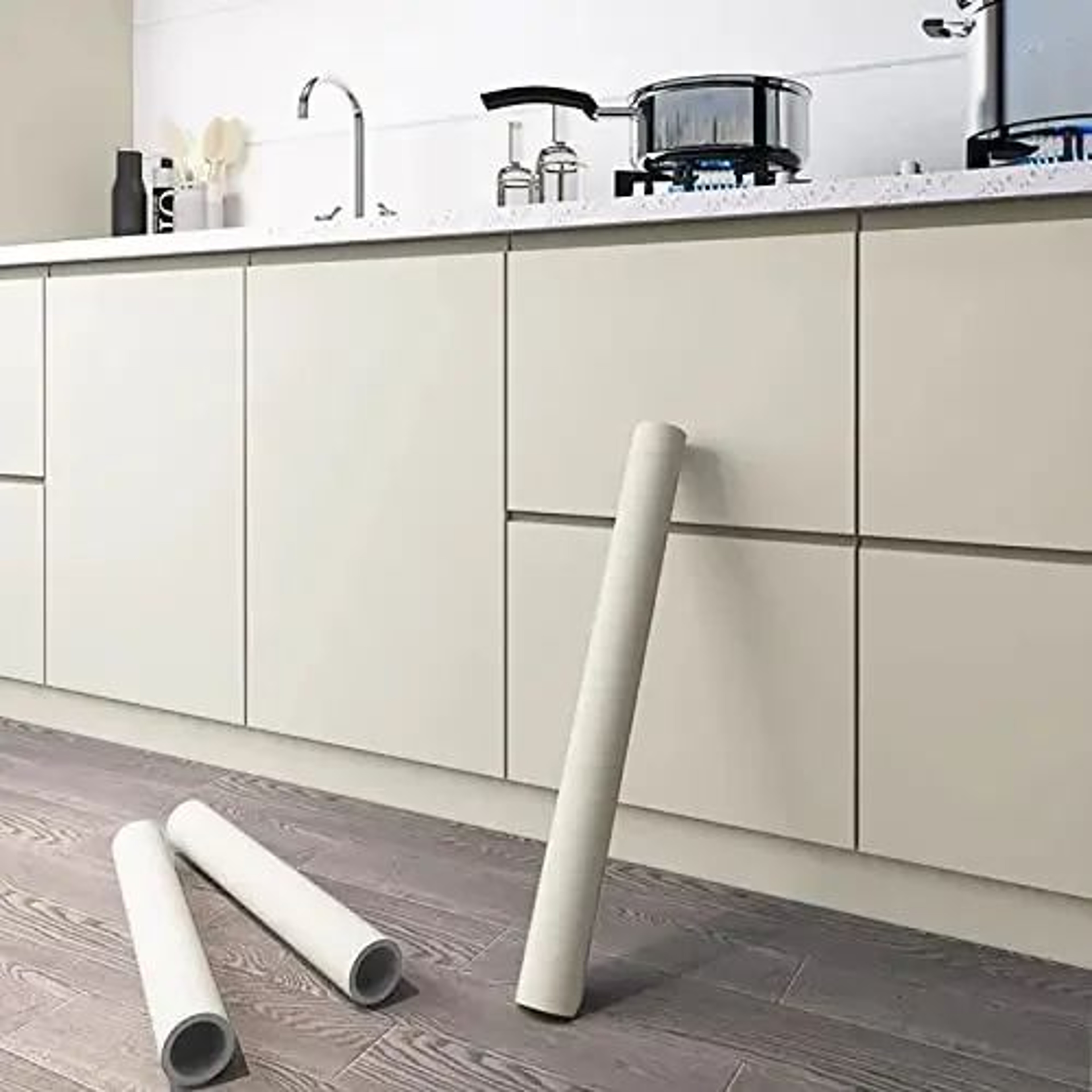 Waterproof Kitchen Oil Proof Wallpaper Self Adhesive Cabinet Contact Paper Roll 11