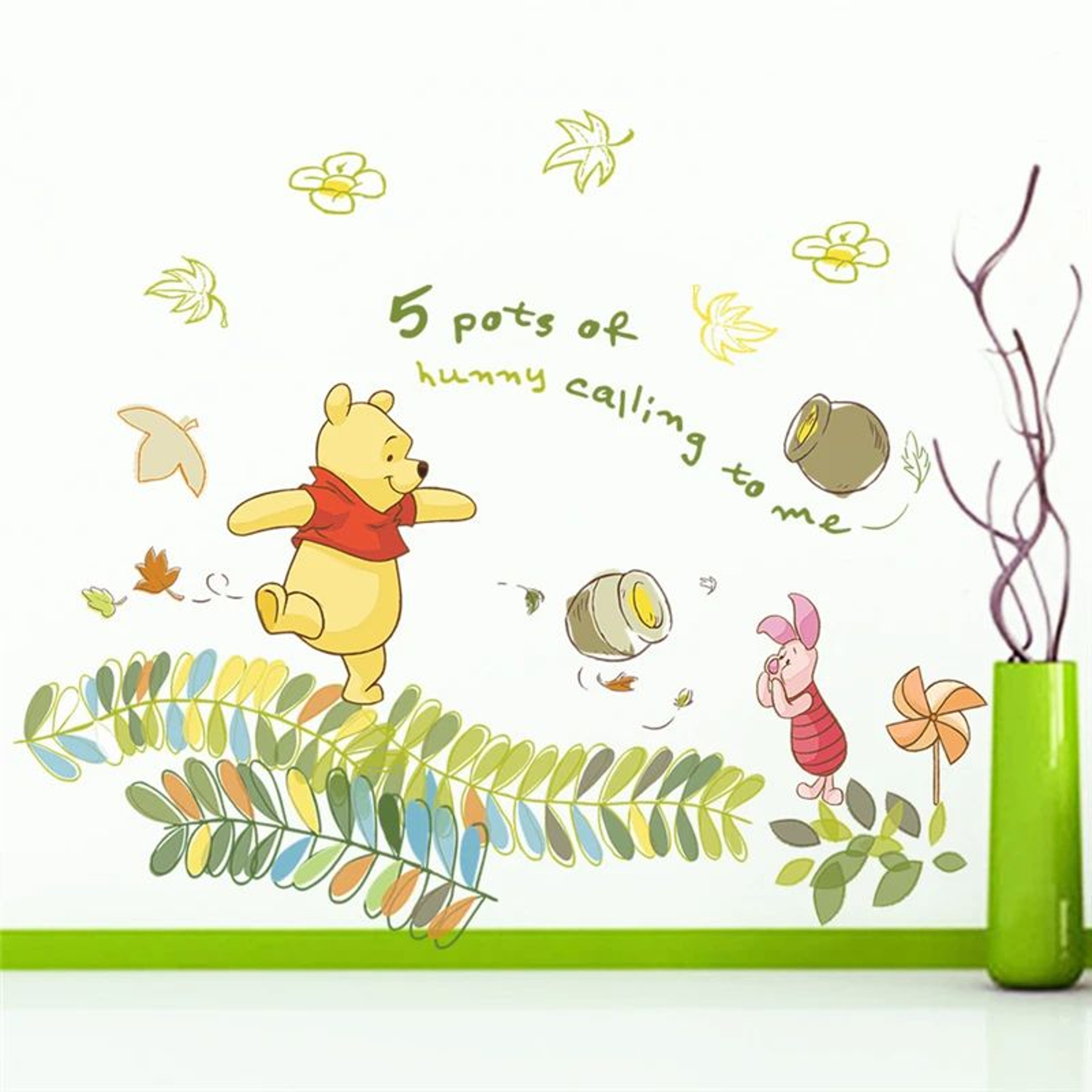 Cartoon Bear Wall Sticker For Kids Room Bedroom And Nursery Decor 15