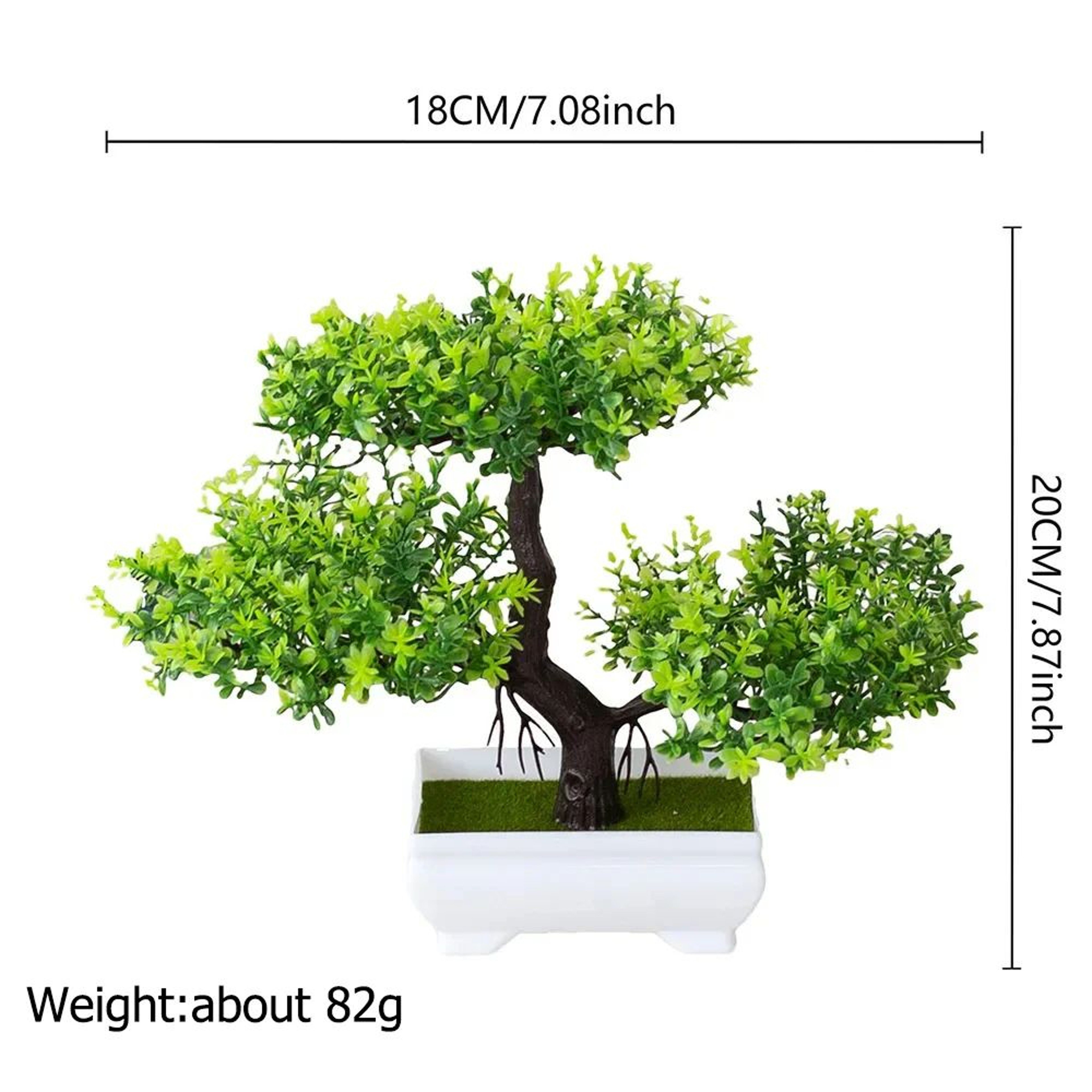 Mini Artificial Bonsai Tree Potted Plant For Desk And Home Decor 5