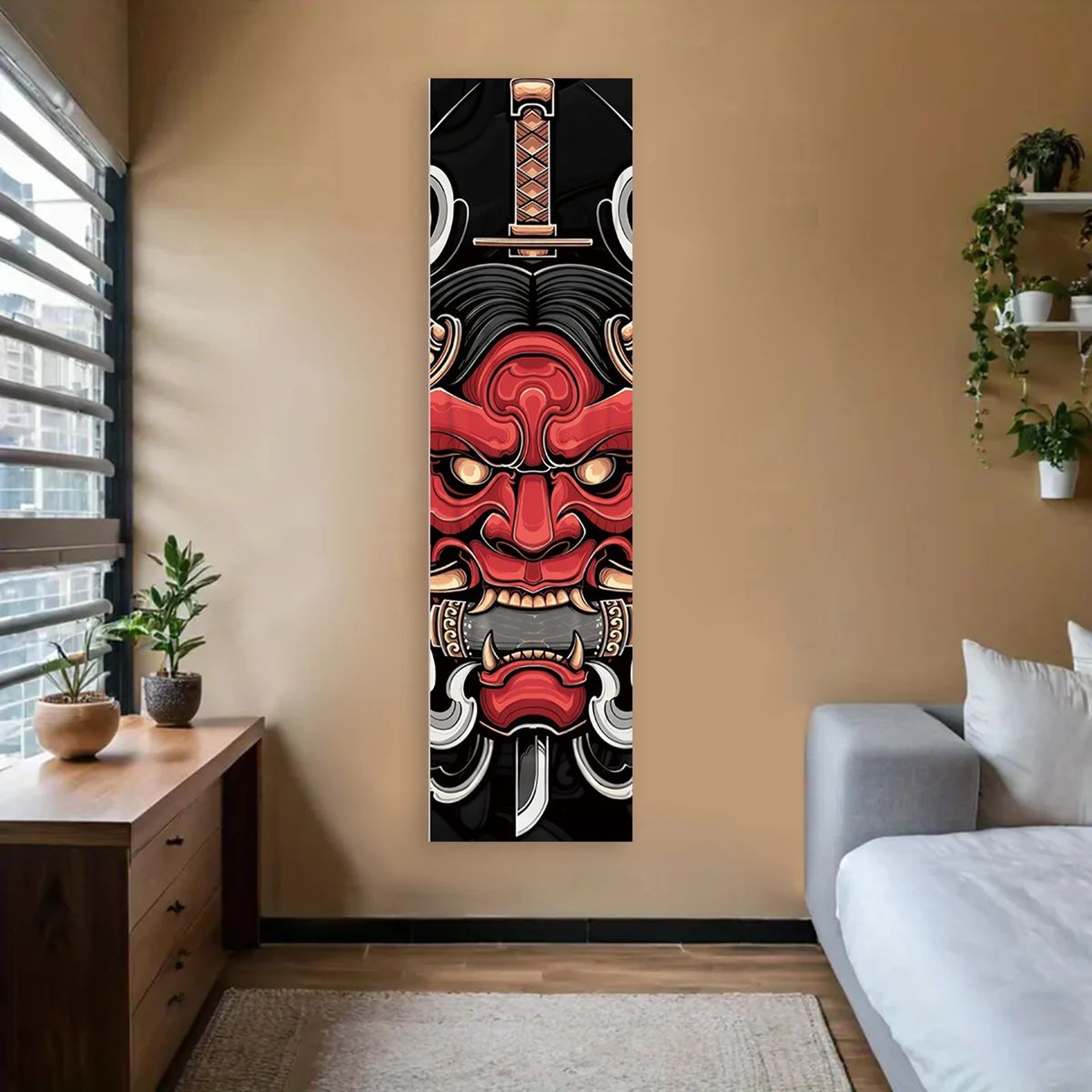 Japanese Wave Wall Tapestry Red Sun Ocean Art Aesthetic Wall Hanging Decor 9