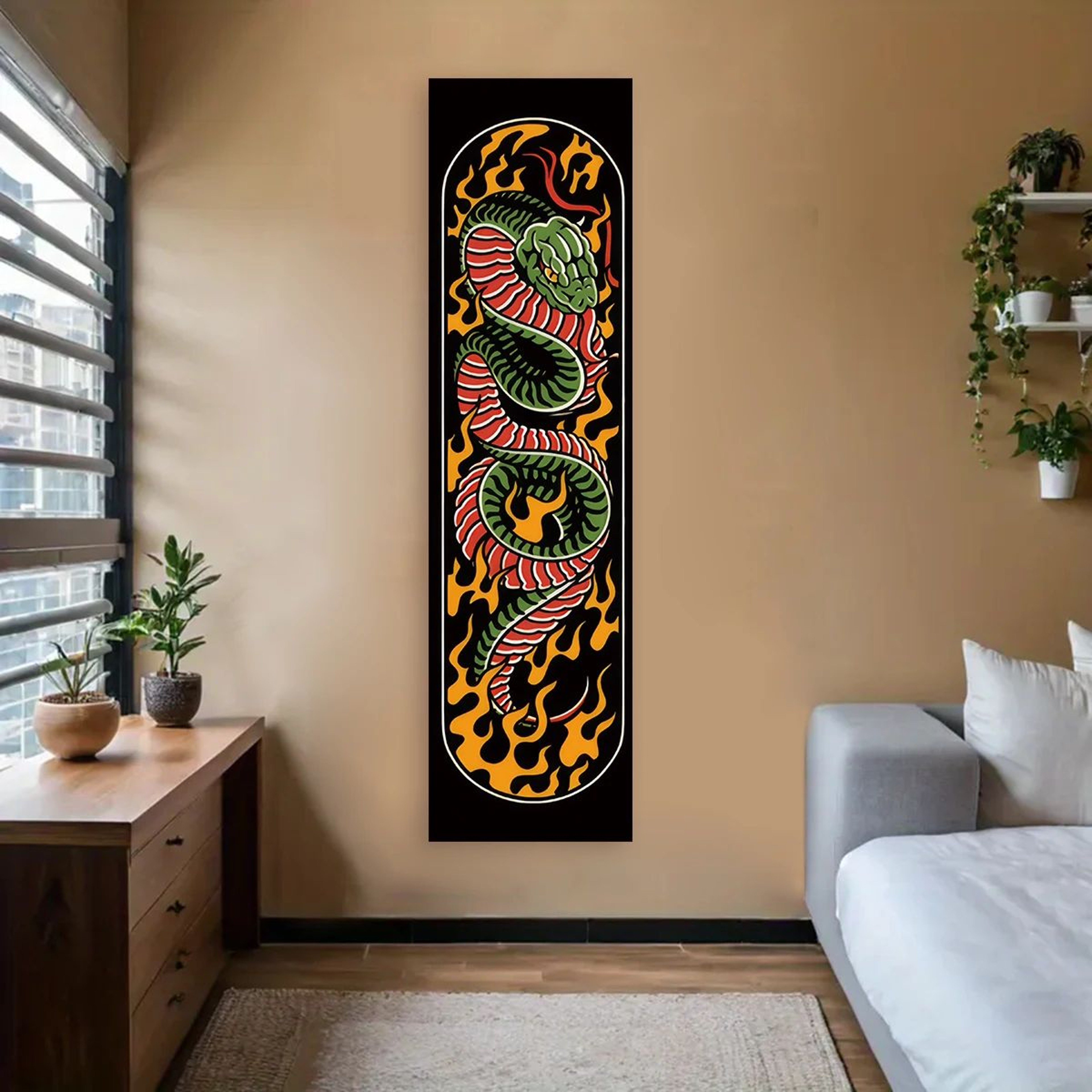 Japanese Wave Wall Tapestry Red Sun Ocean Art Aesthetic Wall Hanging Decor 13