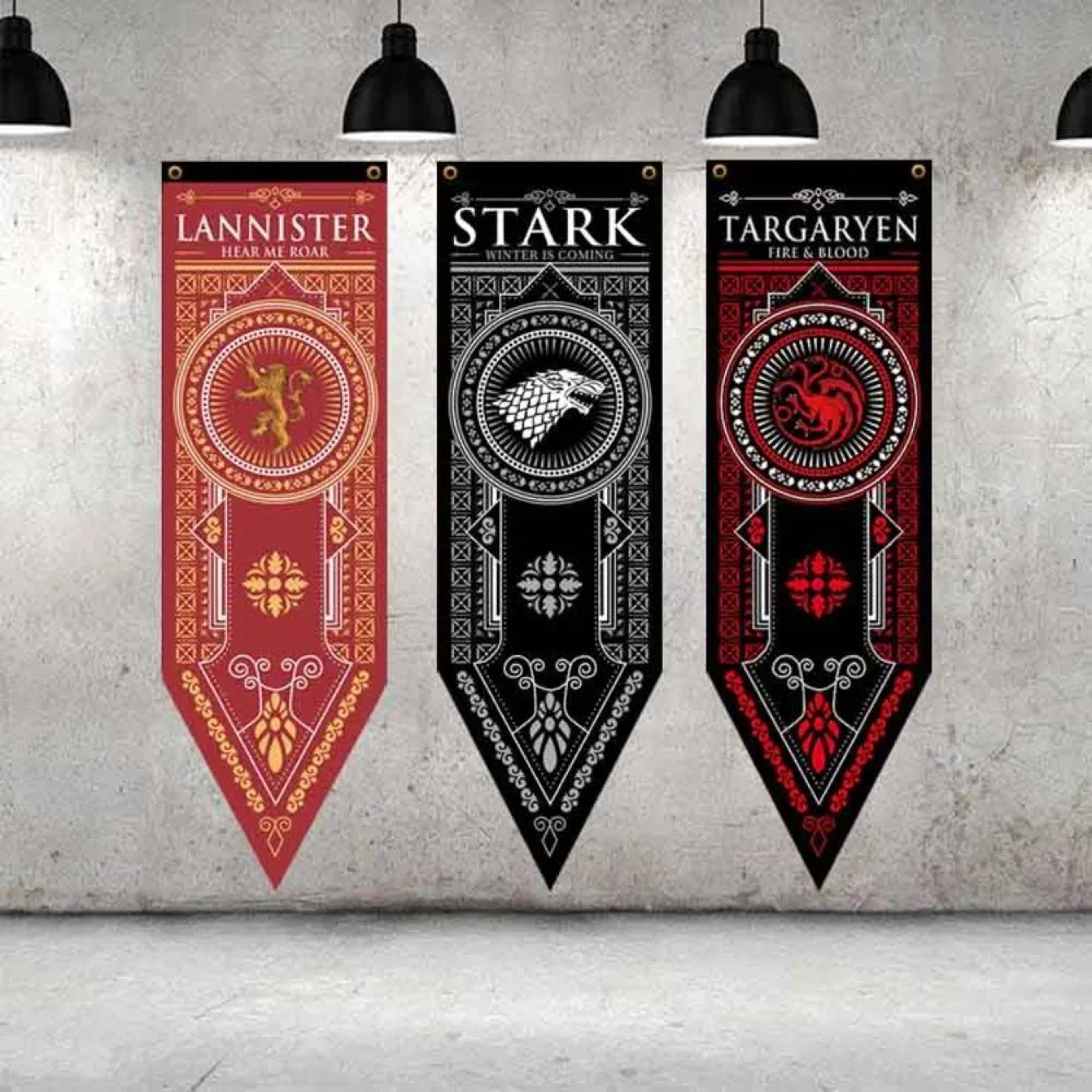 Fantasy Kingdom Banner Wall Tapestry Medieval Style Flag Decor For Home And Outdoor 0