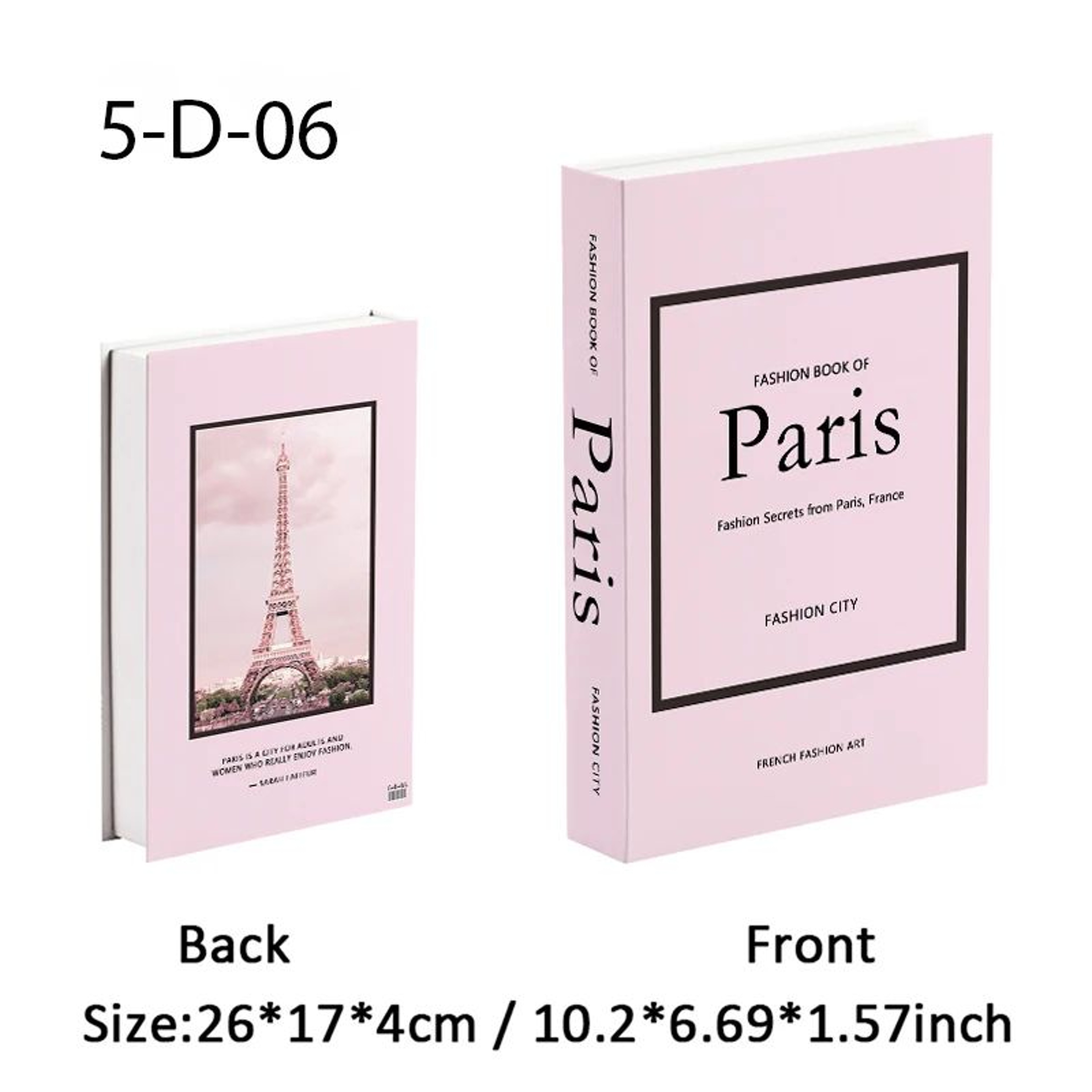 Luxury Decorative Book Storage Box Hidden Storage Home Decor 16