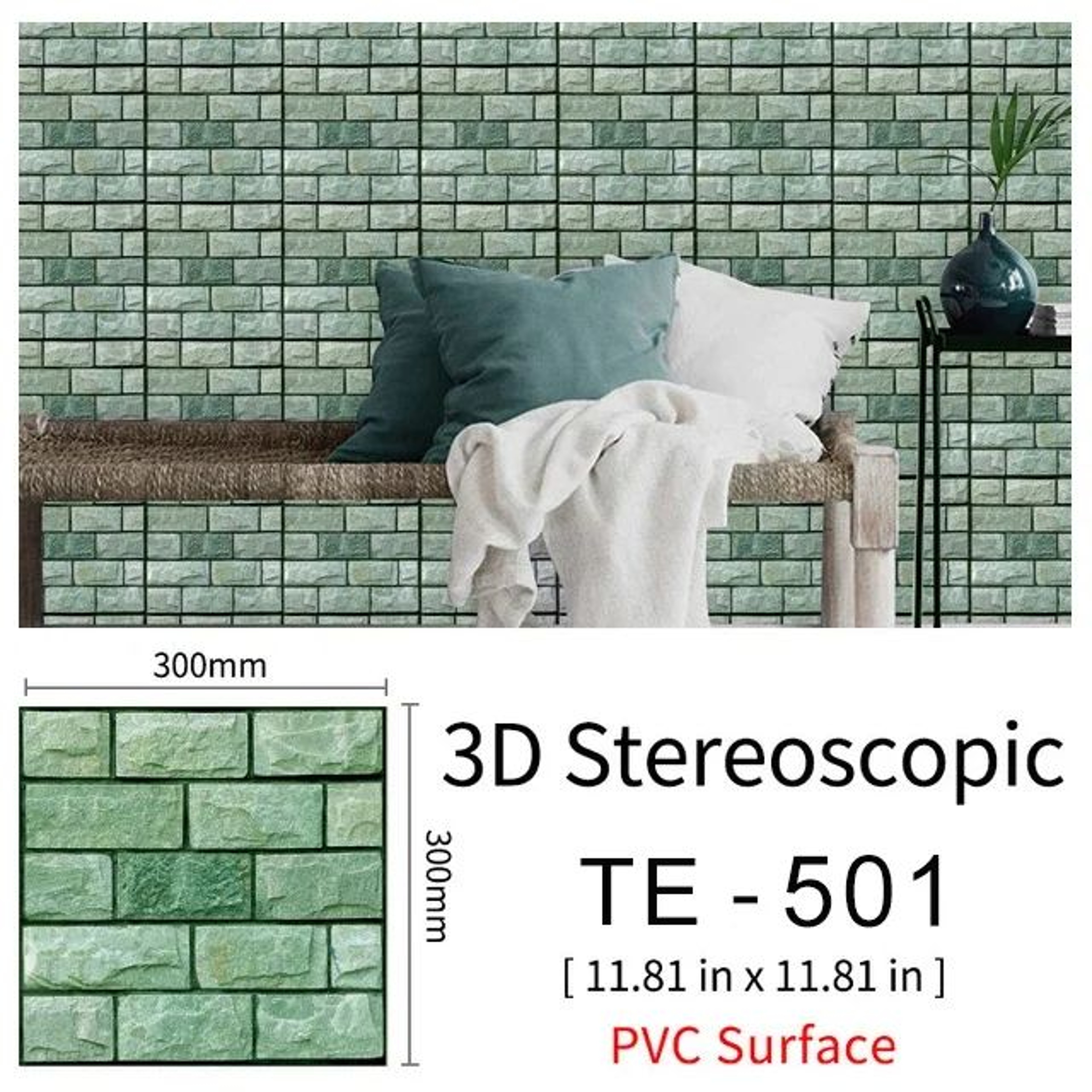 Self Adhesive Brick Wall Stickers Waterproof 3D Peel And Stick Wallpaper Panels 6