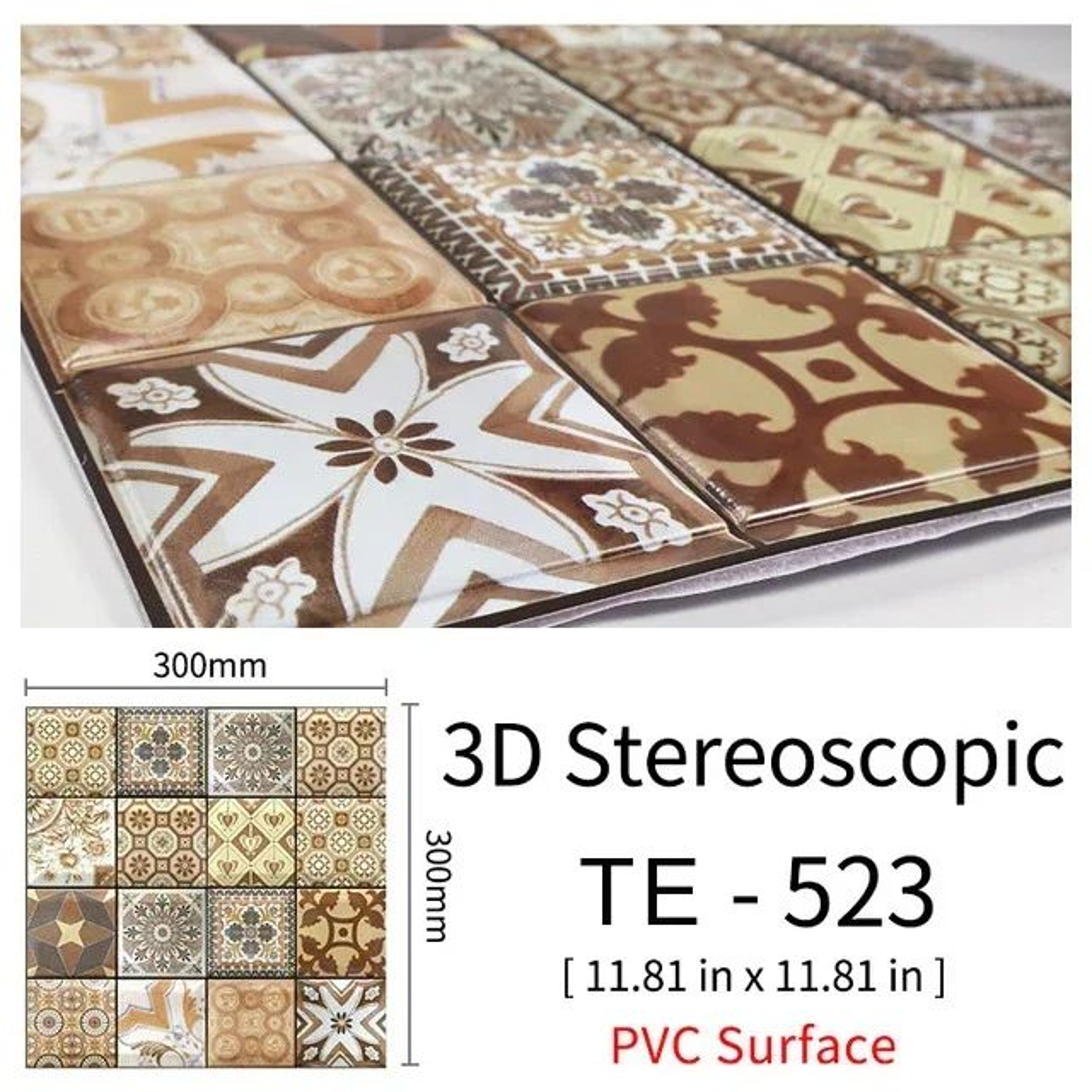 Self Adhesive Brick Wall Stickers Waterproof 3D Peel And Stick Wallpaper Panels 18