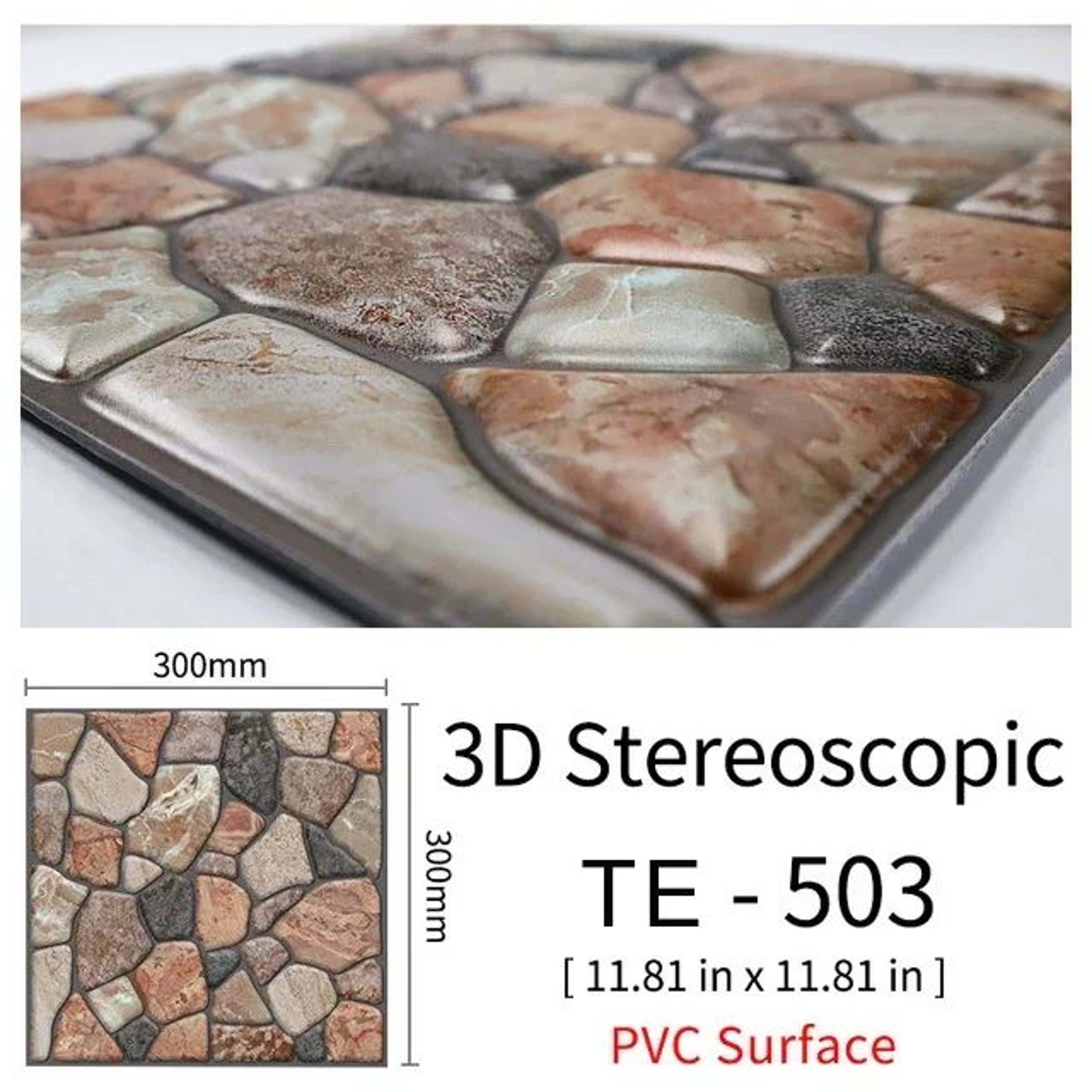Self Adhesive Brick Wall Stickers Waterproof 3D Peel And Stick Wallpaper Panels 7