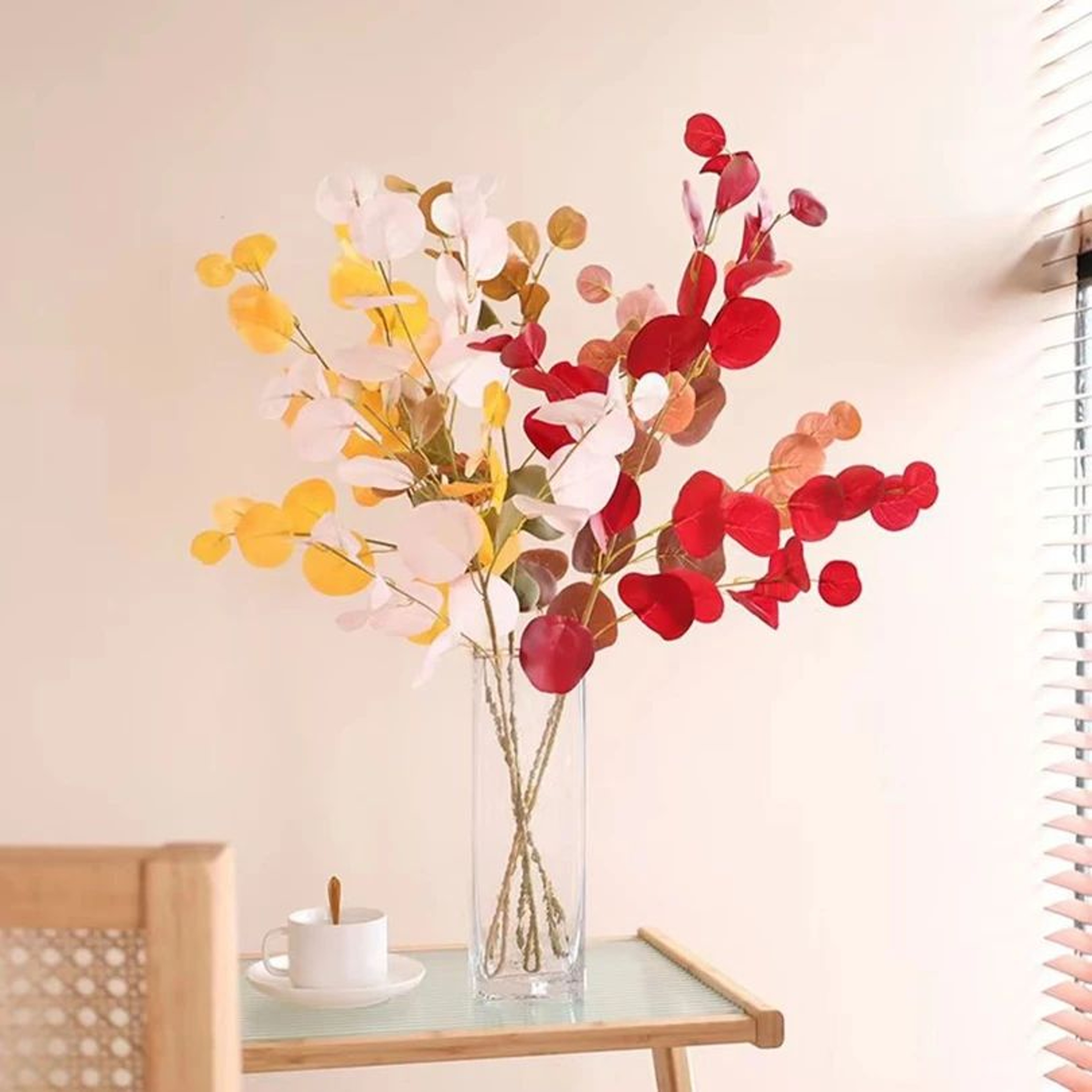 Artificial Eucalyptus Stems Long Faux Greenery Leaves Decor For Vase And Wall Styling 5