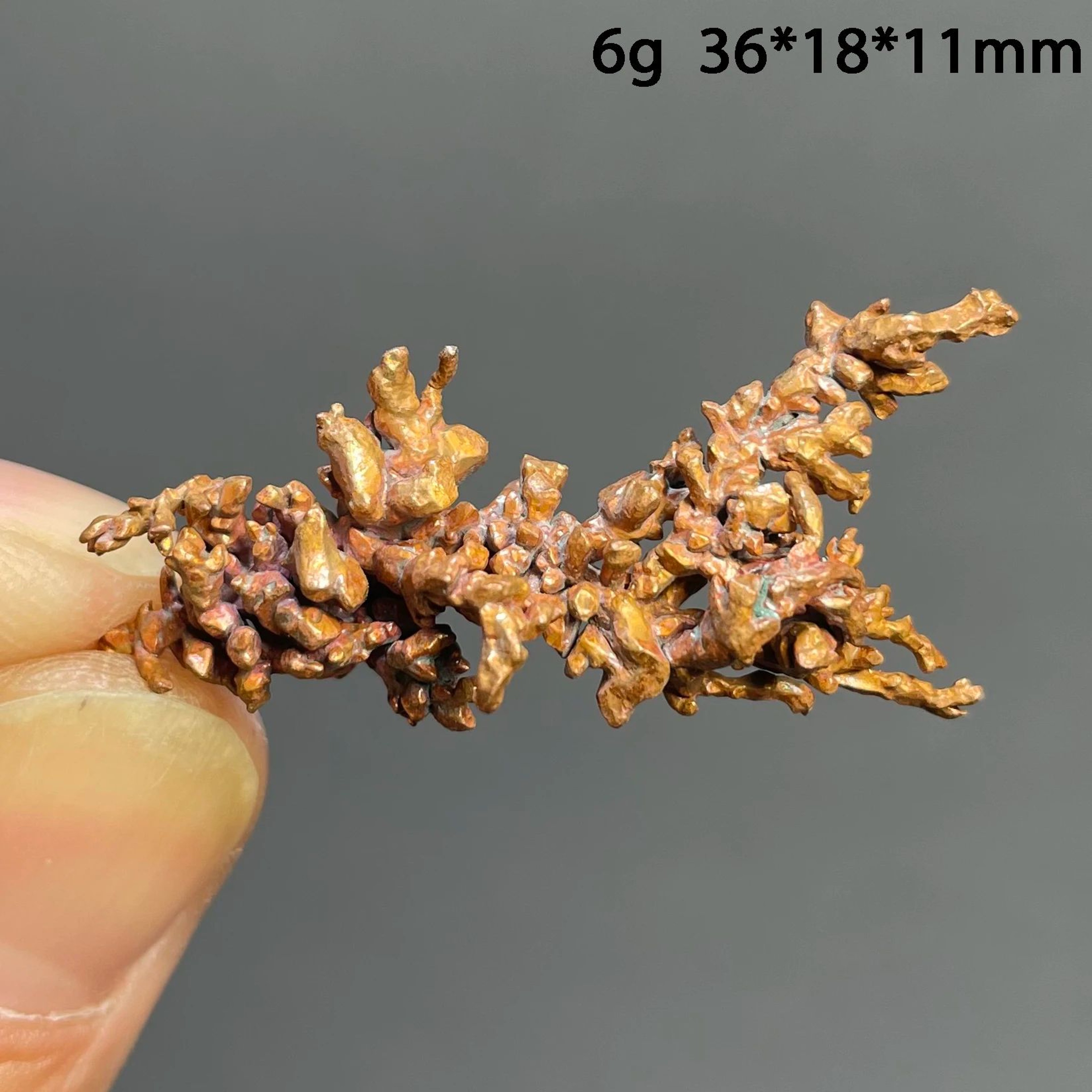 Natural Native Copper Crystal Cluster Quartz Mineral Specimen Decor 14