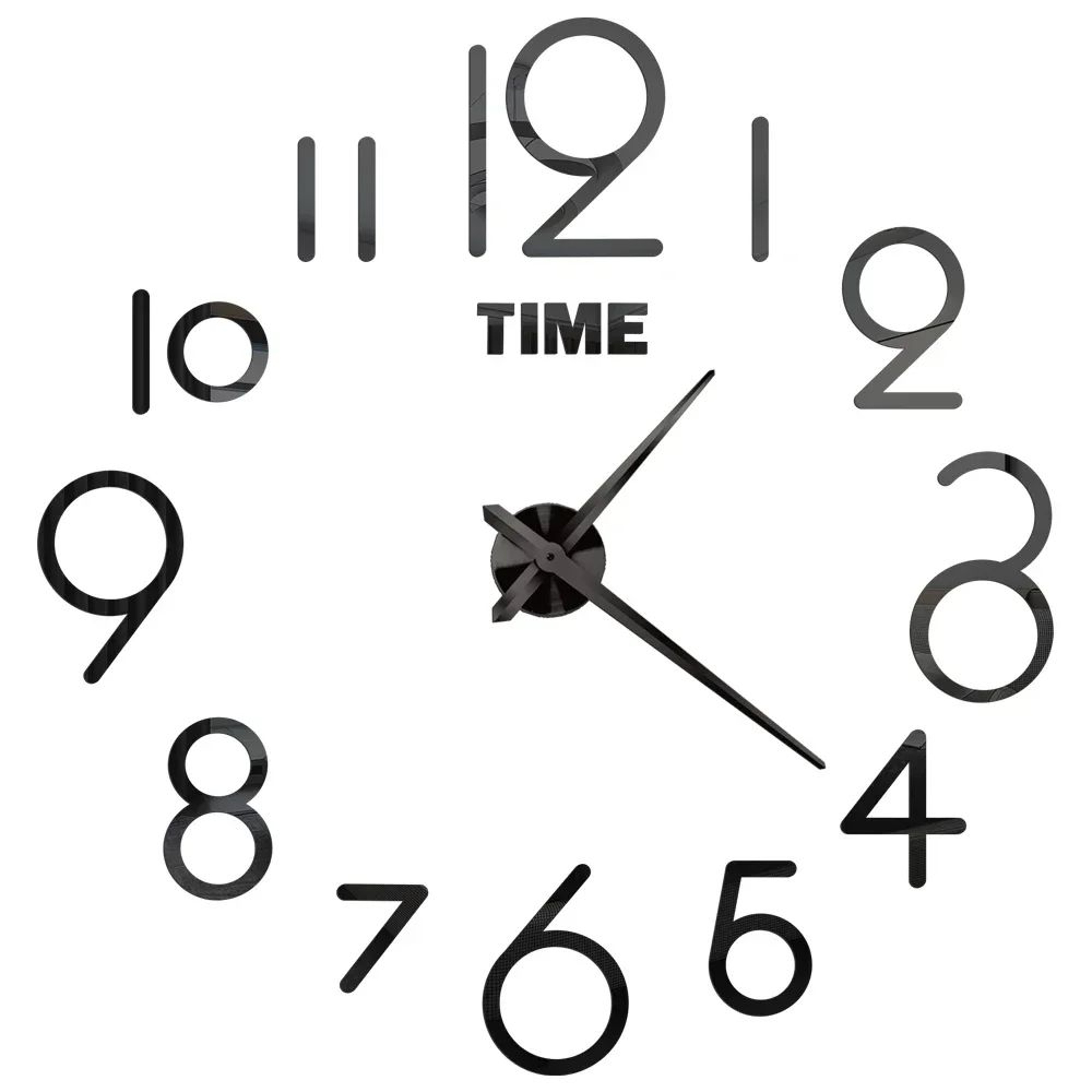 Large 3D Wall Clock Luminous DIY Modern Silent Wall Decor 14
