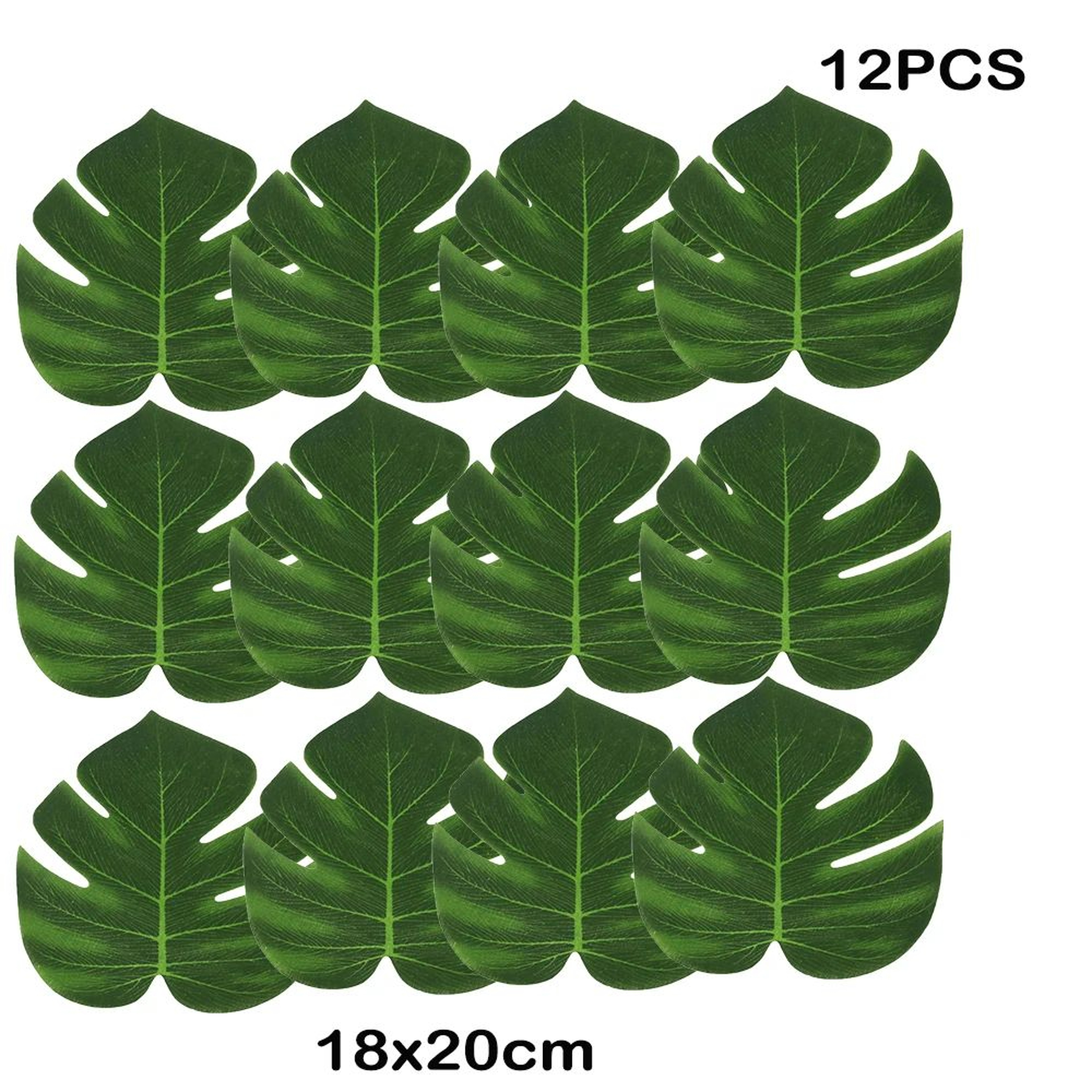 Artificial Tropical Palm Leaves Party Decor Jungle Theme Decorations 8