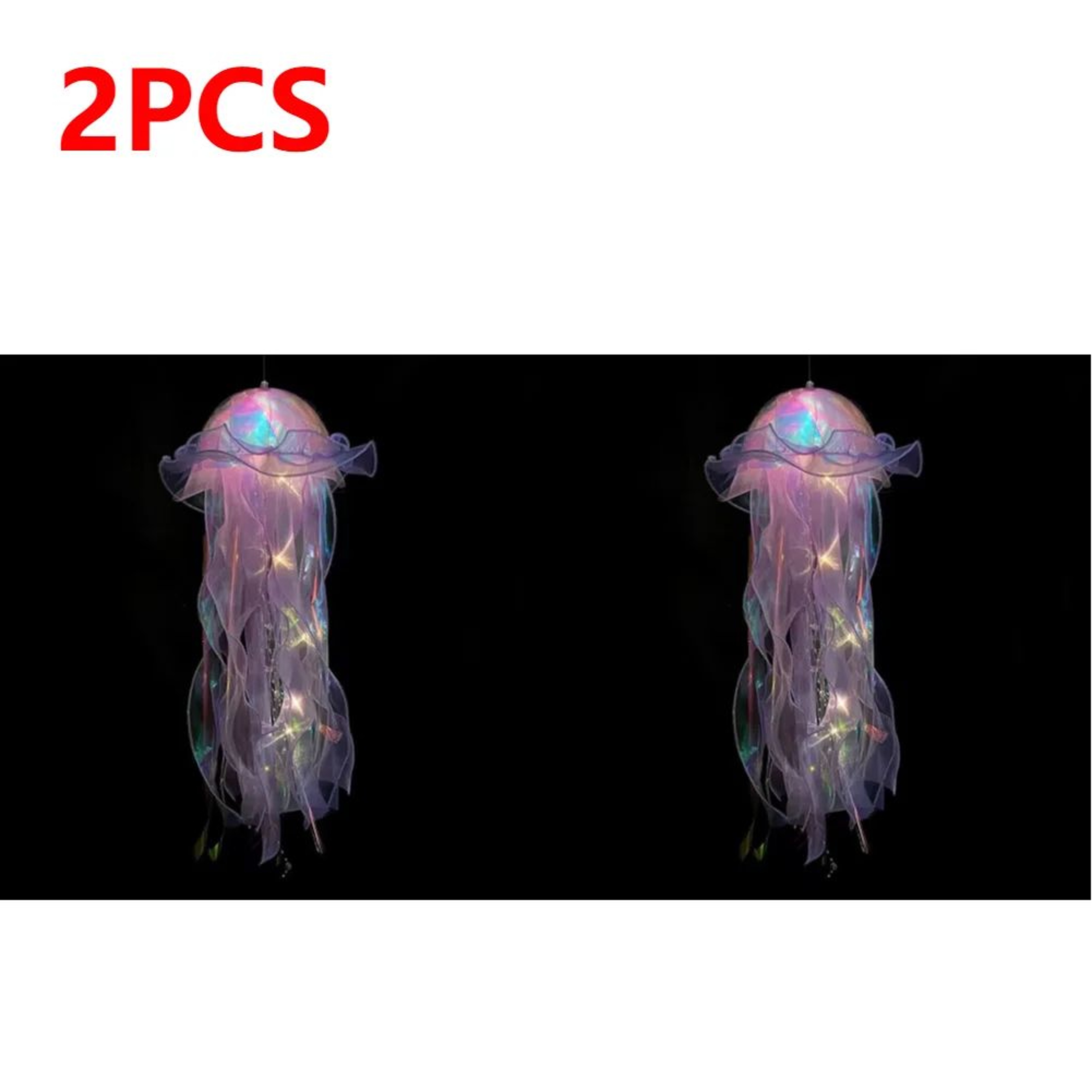 DIY Jellyfish Hanging Light Colorful Bedroom Ceiling Lamp For Kids 15