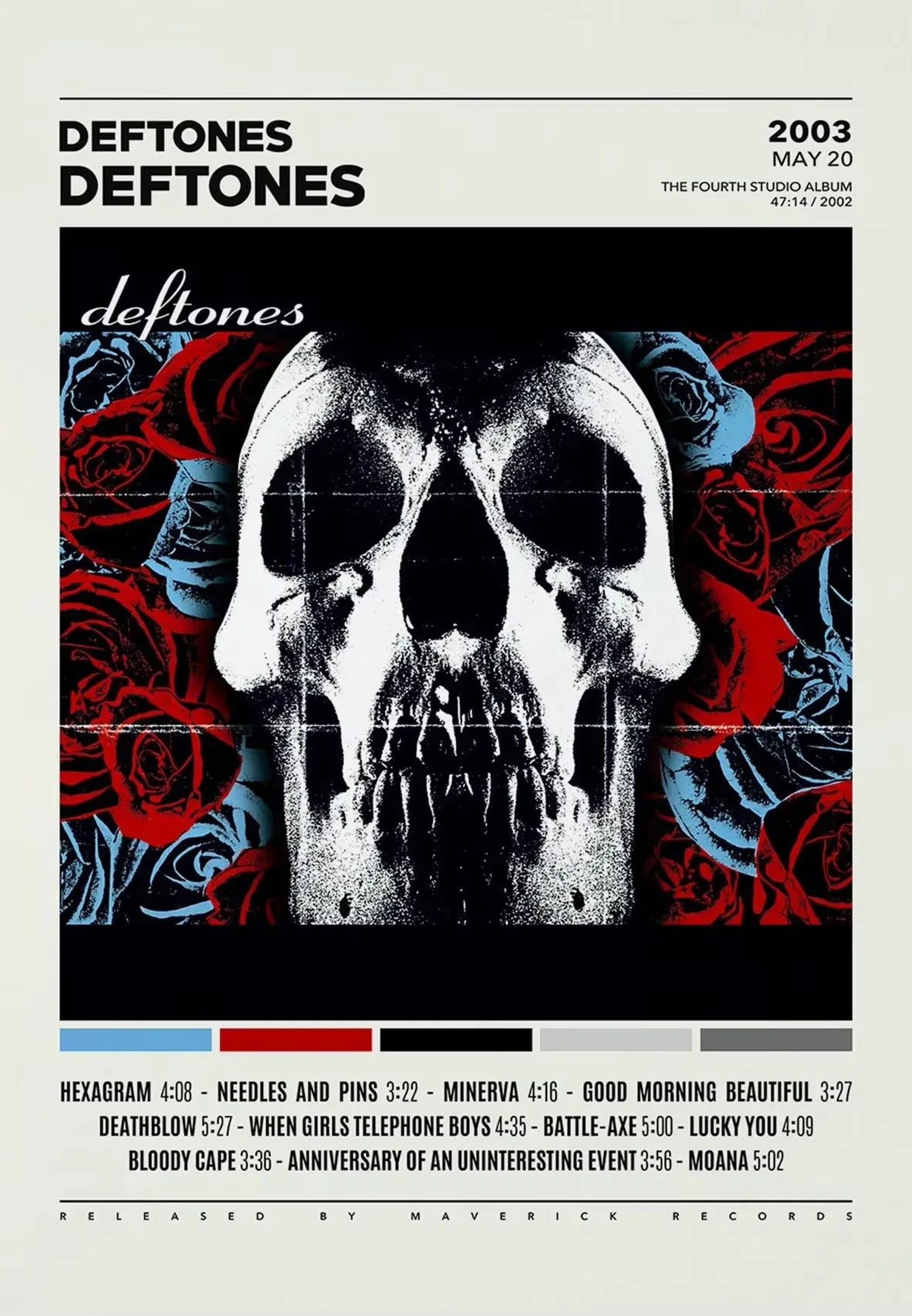 Deftones Album Cover Poster Canvas Music Wall Art Room Decor 9