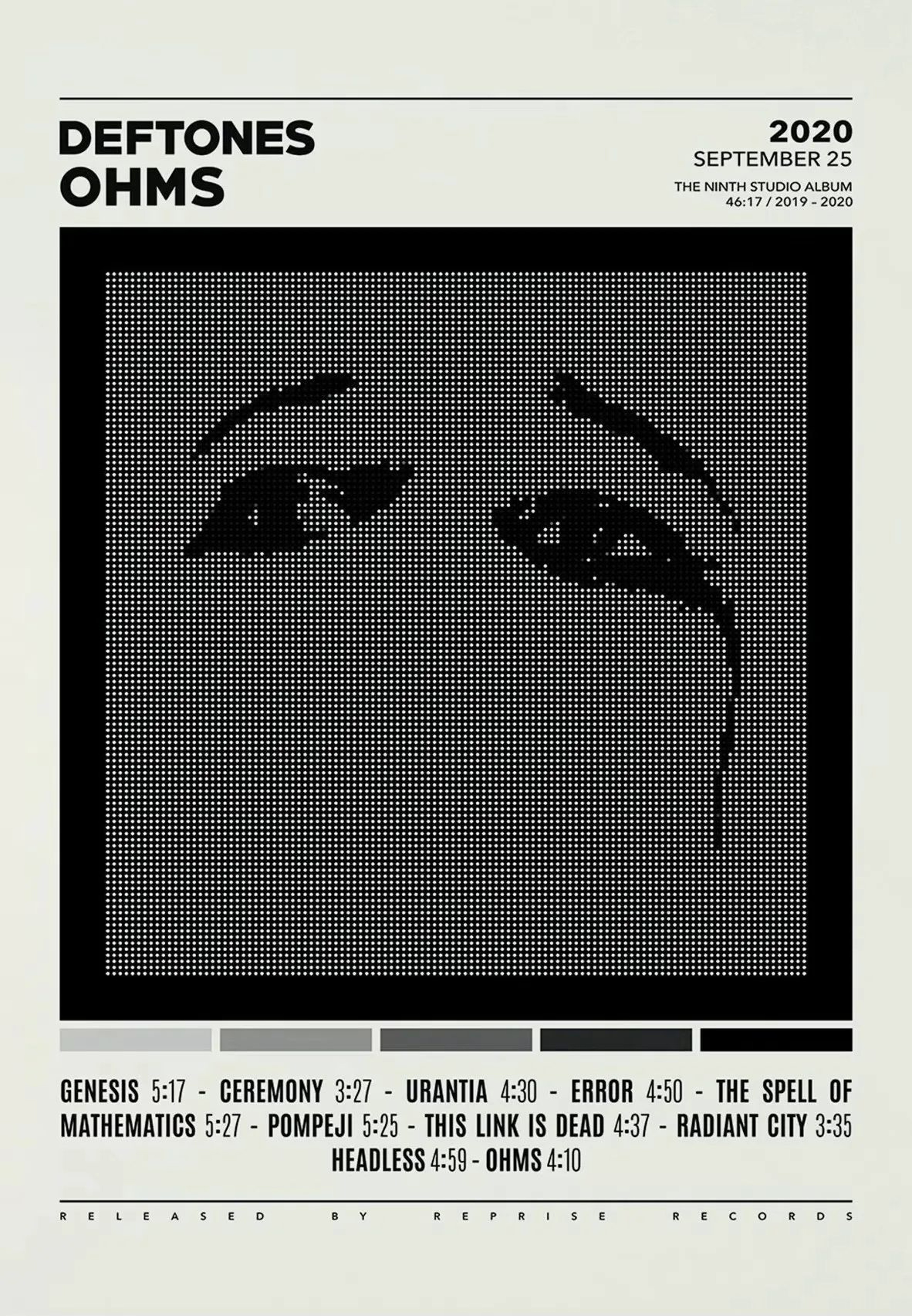 Deftones Album Cover Poster Canvas Music Wall Art Room Decor 10