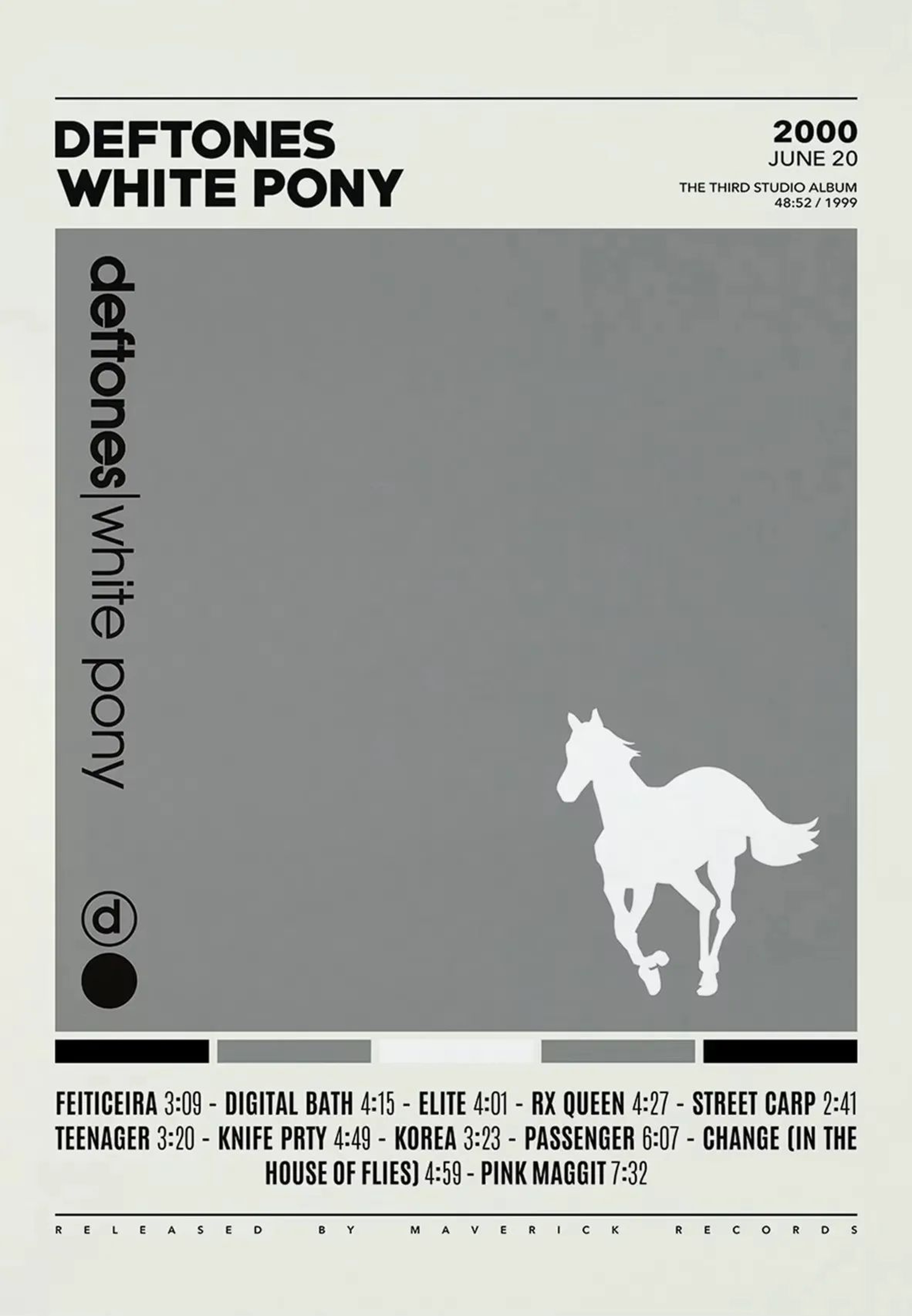 Deftones Album Cover Poster Canvas Music Wall Art Room Decor 13