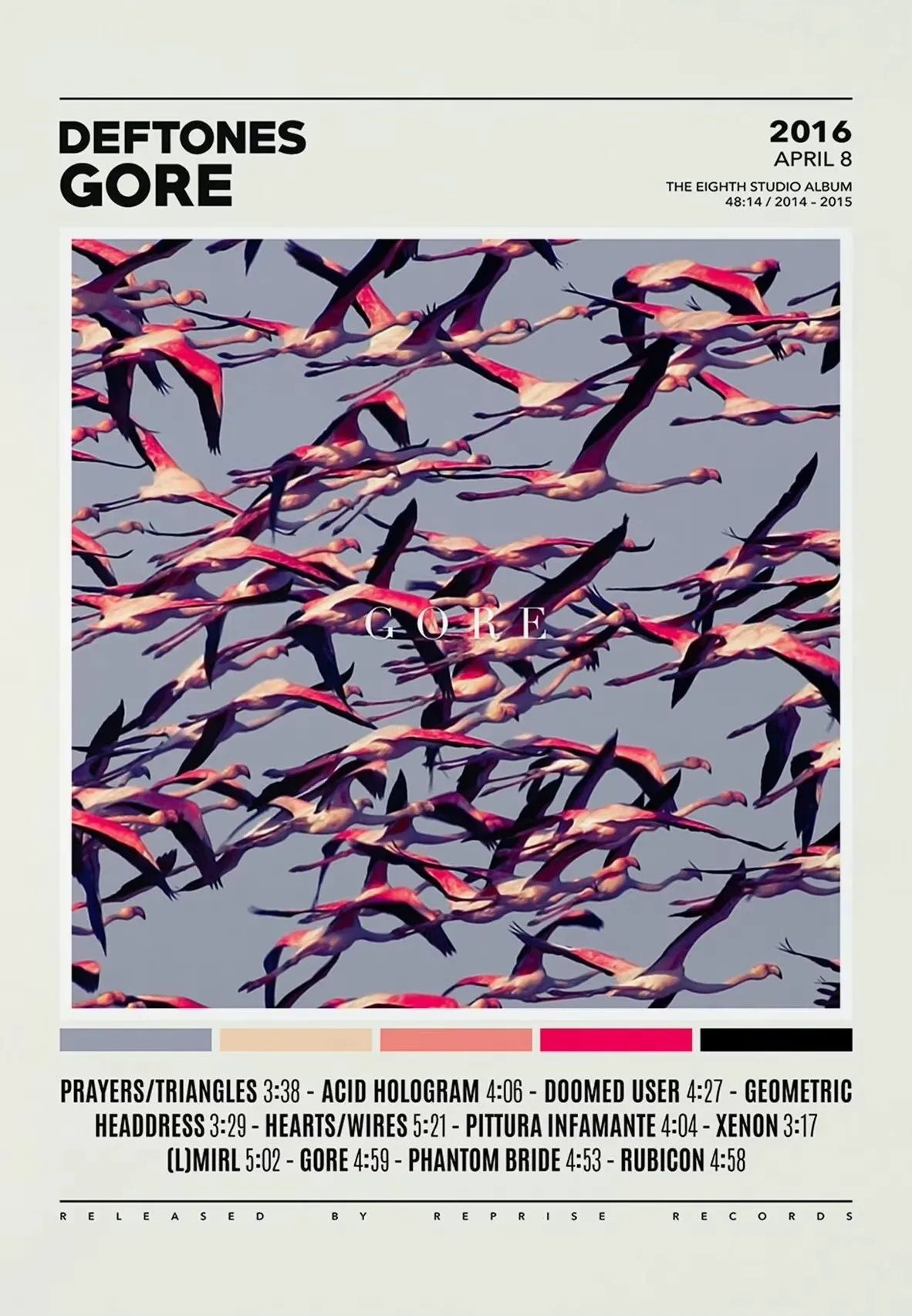 Deftones Album Cover Poster Canvas Music Wall Art Room Decor 14