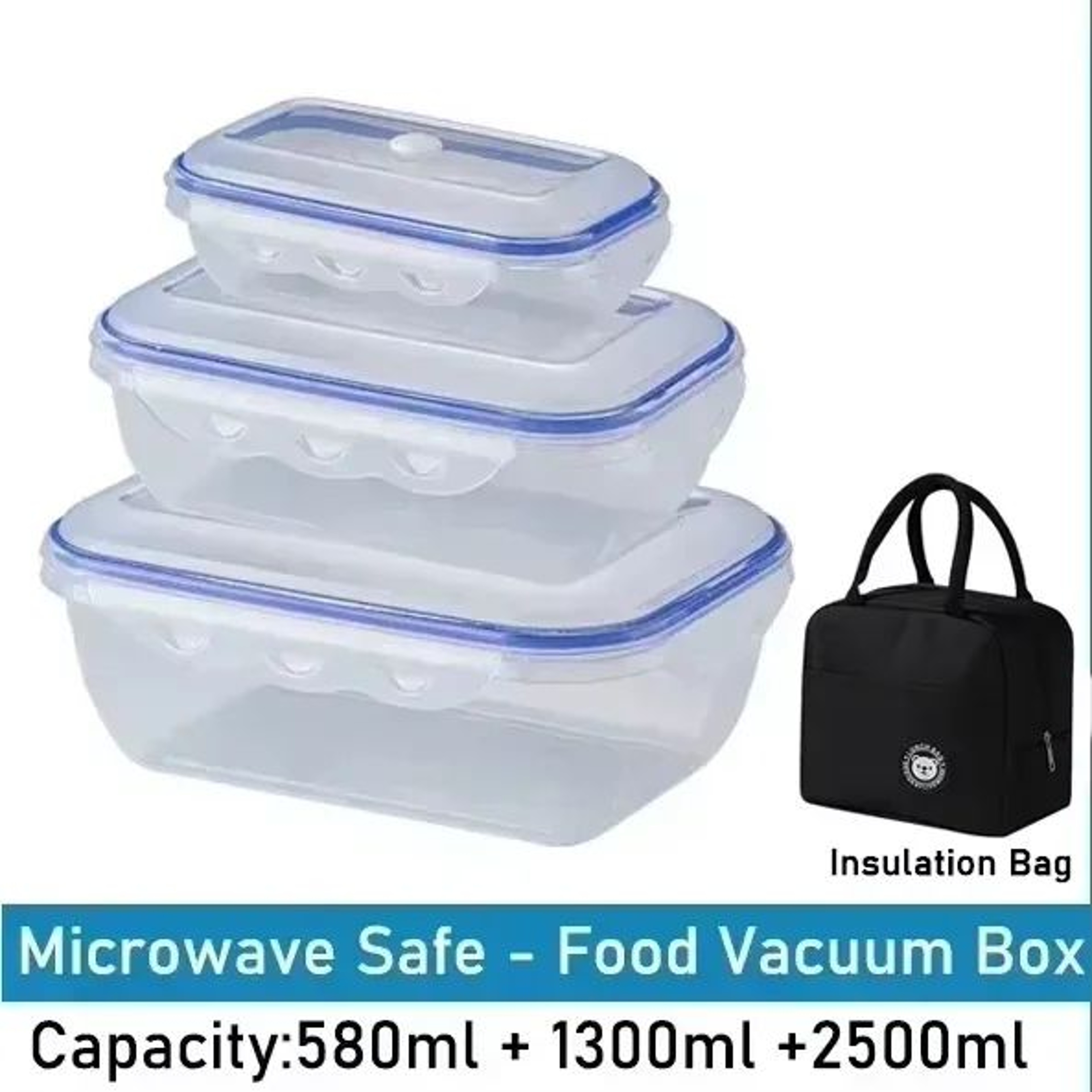 FreshLock Vacuum Food Storage Container Organizer Box 18