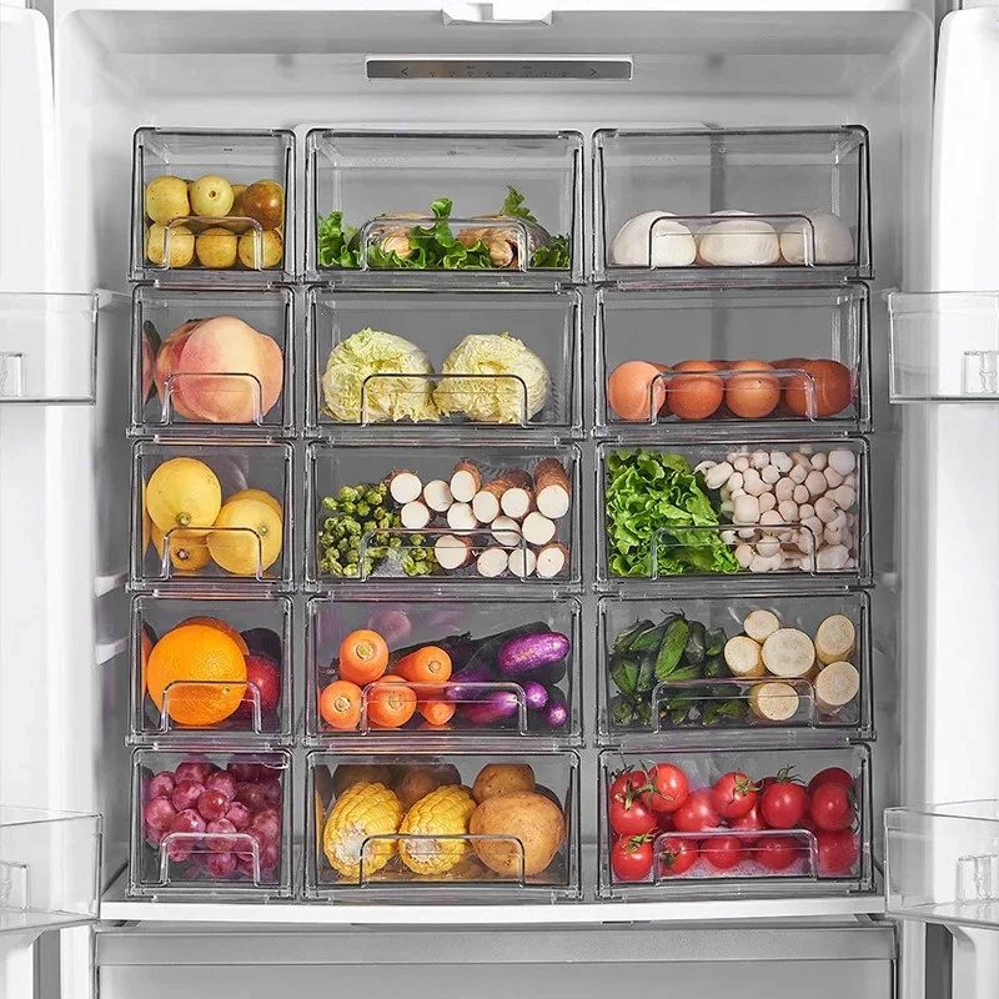 FreshSlide Refrigerator Storage Drawer Organizer Box 2