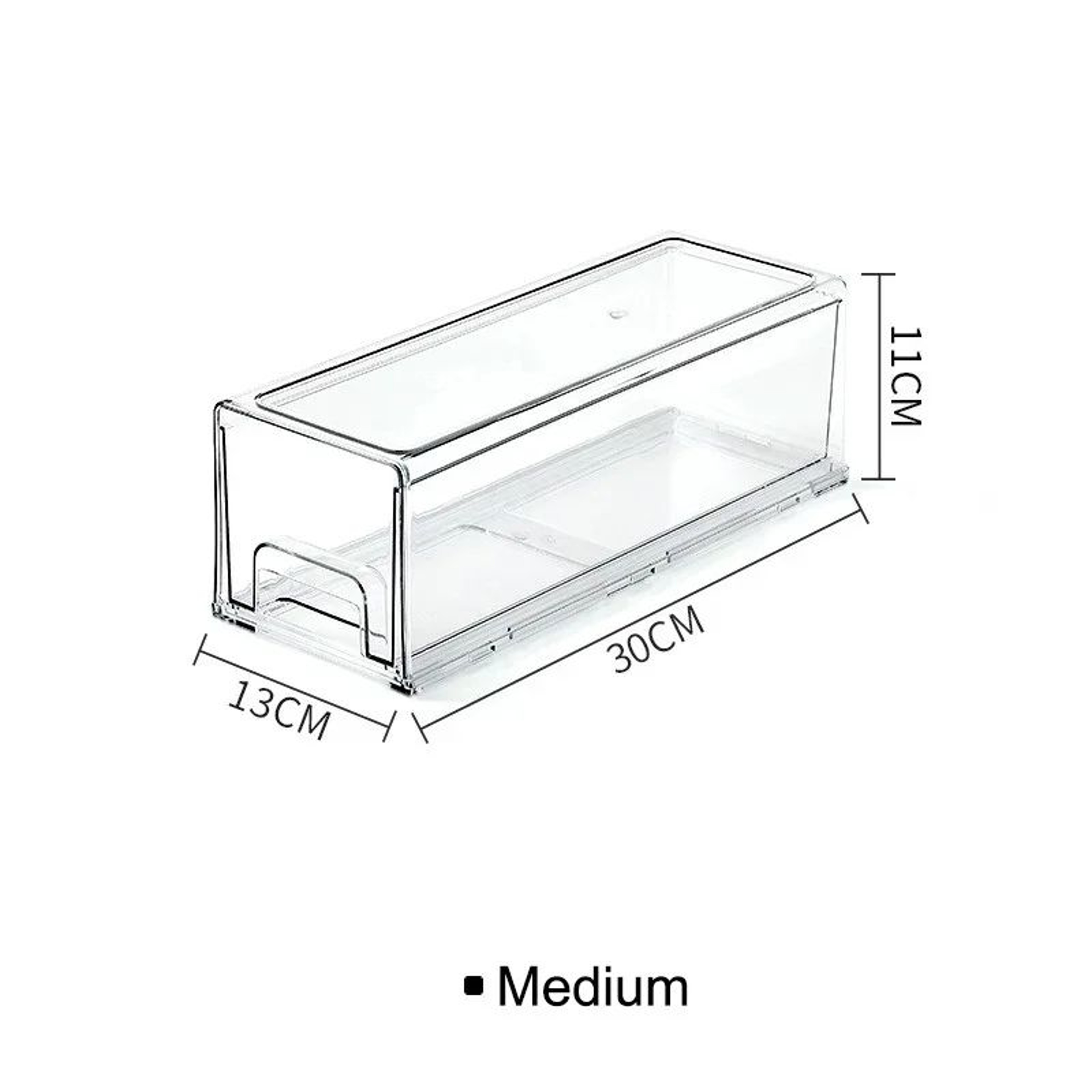 FreshSlide Refrigerator Storage Drawer Organizer Box 8