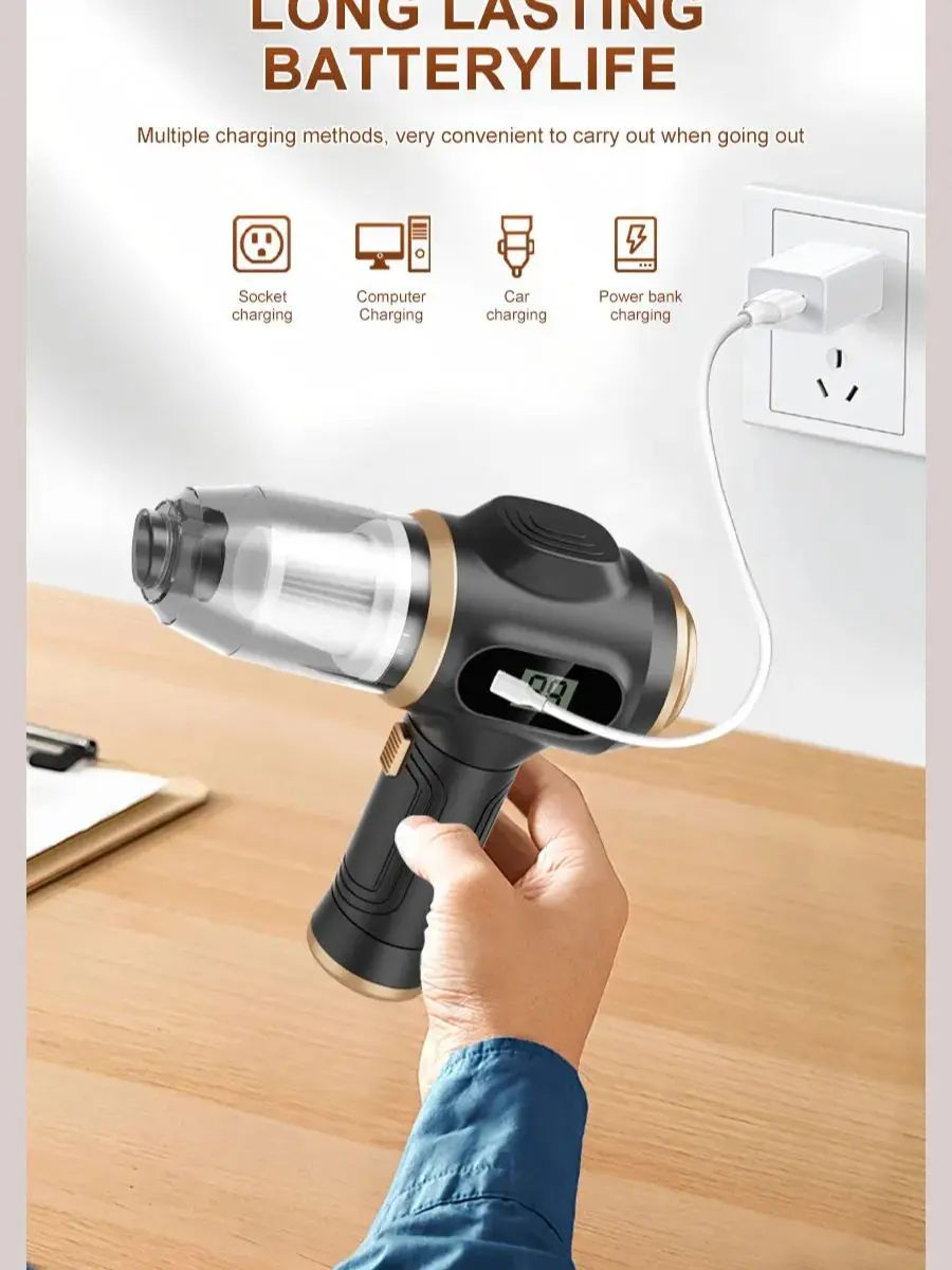 TurboClean Air Pro 2 In 1 Vacuum And Air Duster 1