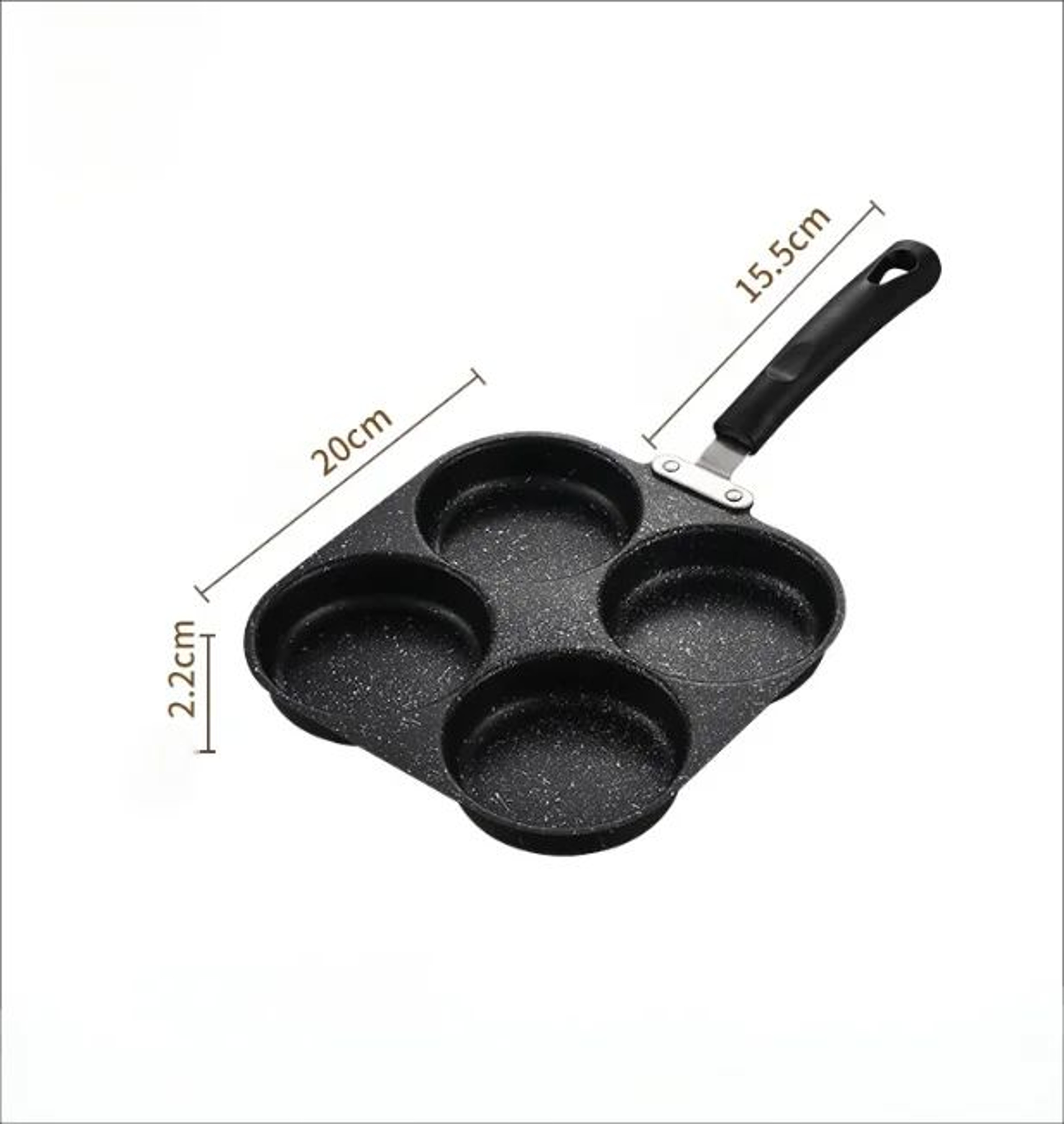 QuickCook 4 Slot Nonstick Egg Frying Pan 7