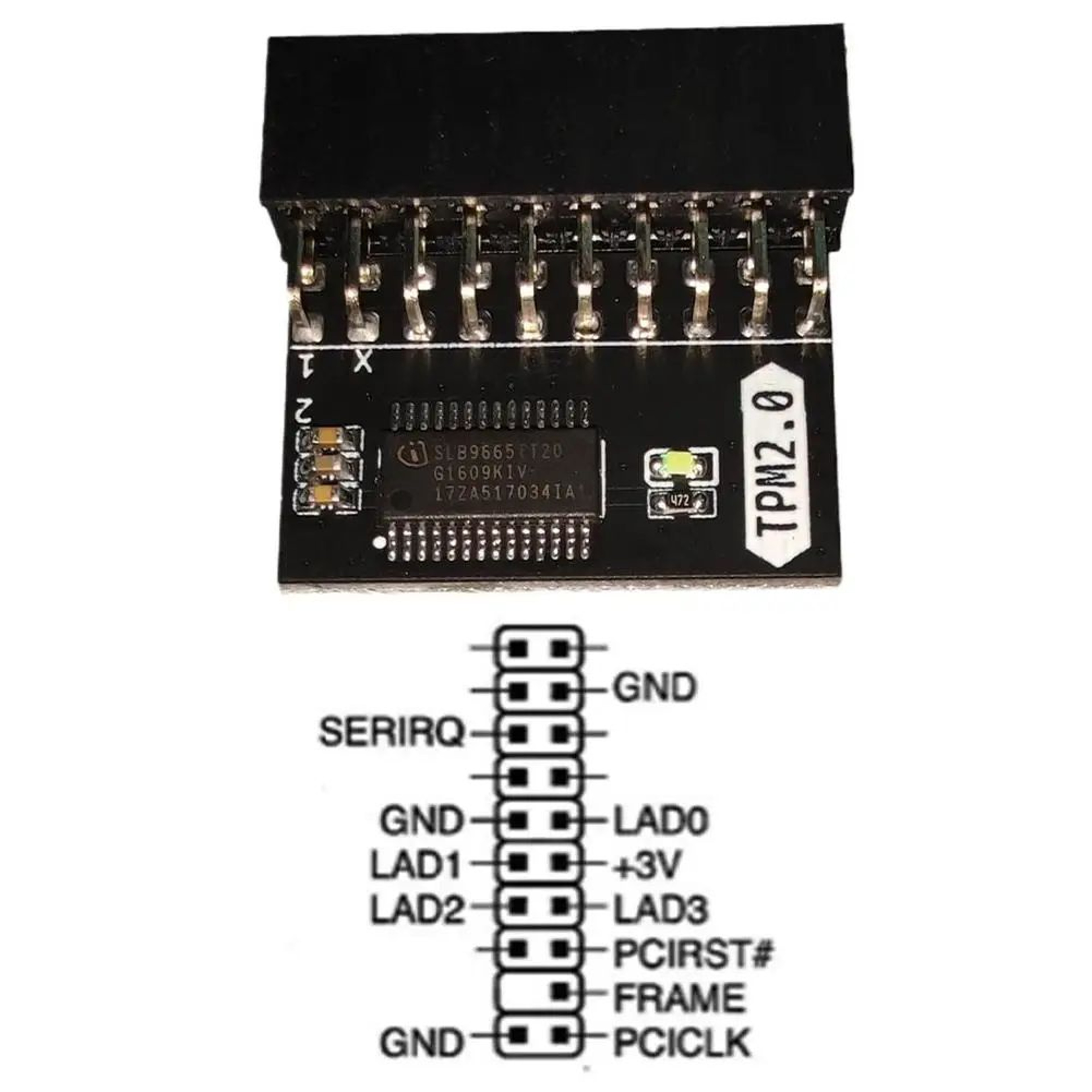 TPM 20 Security Module Board For PC Motherboards 2
