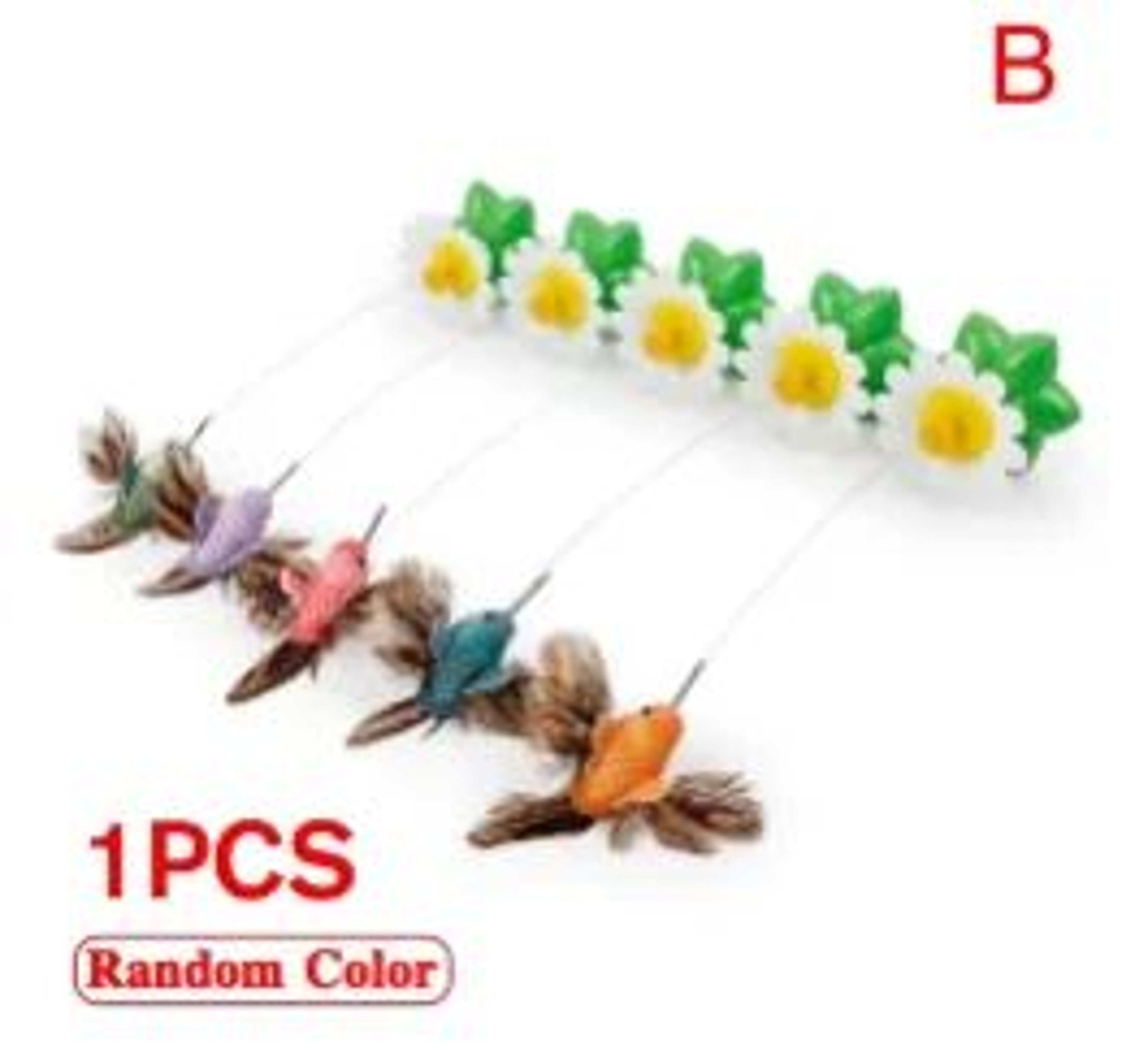 FlutterChase Automatic Butterfly Cat Toy With Rotating Flying Action 7